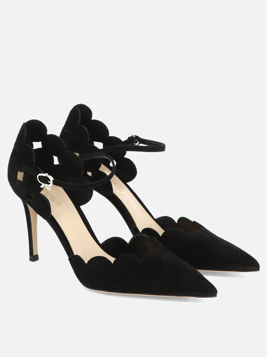 Pumps 100% scamosciato - 100% cuoio  Black - Gianvito Rossi Women | PLP | VIETTI Online Store | 2
