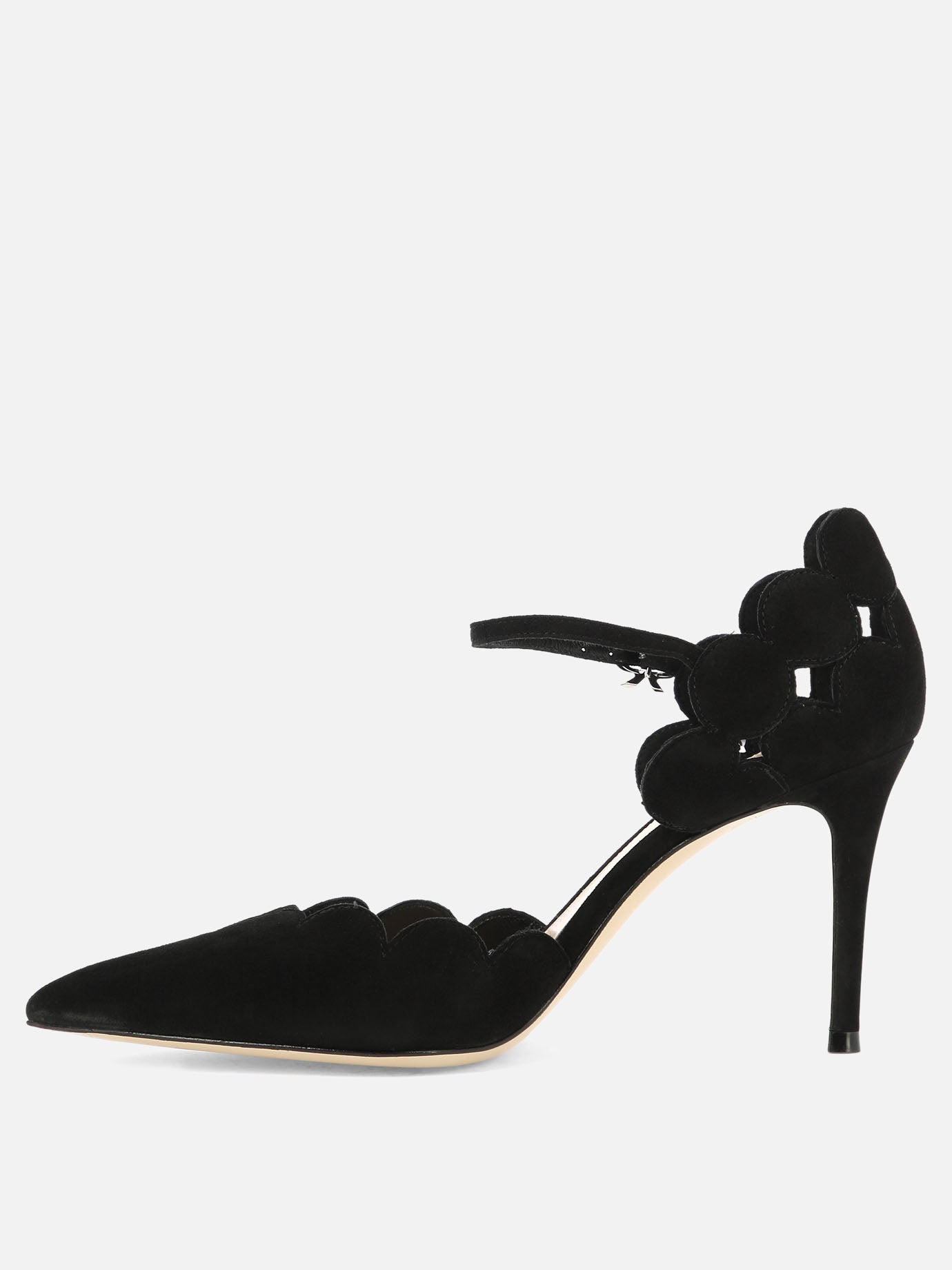 Pumps 100% scamosciato - 100% cuoio  Black - Gianvito Rossi Women | PDP | VIETTI Online Store | thumbnail_3