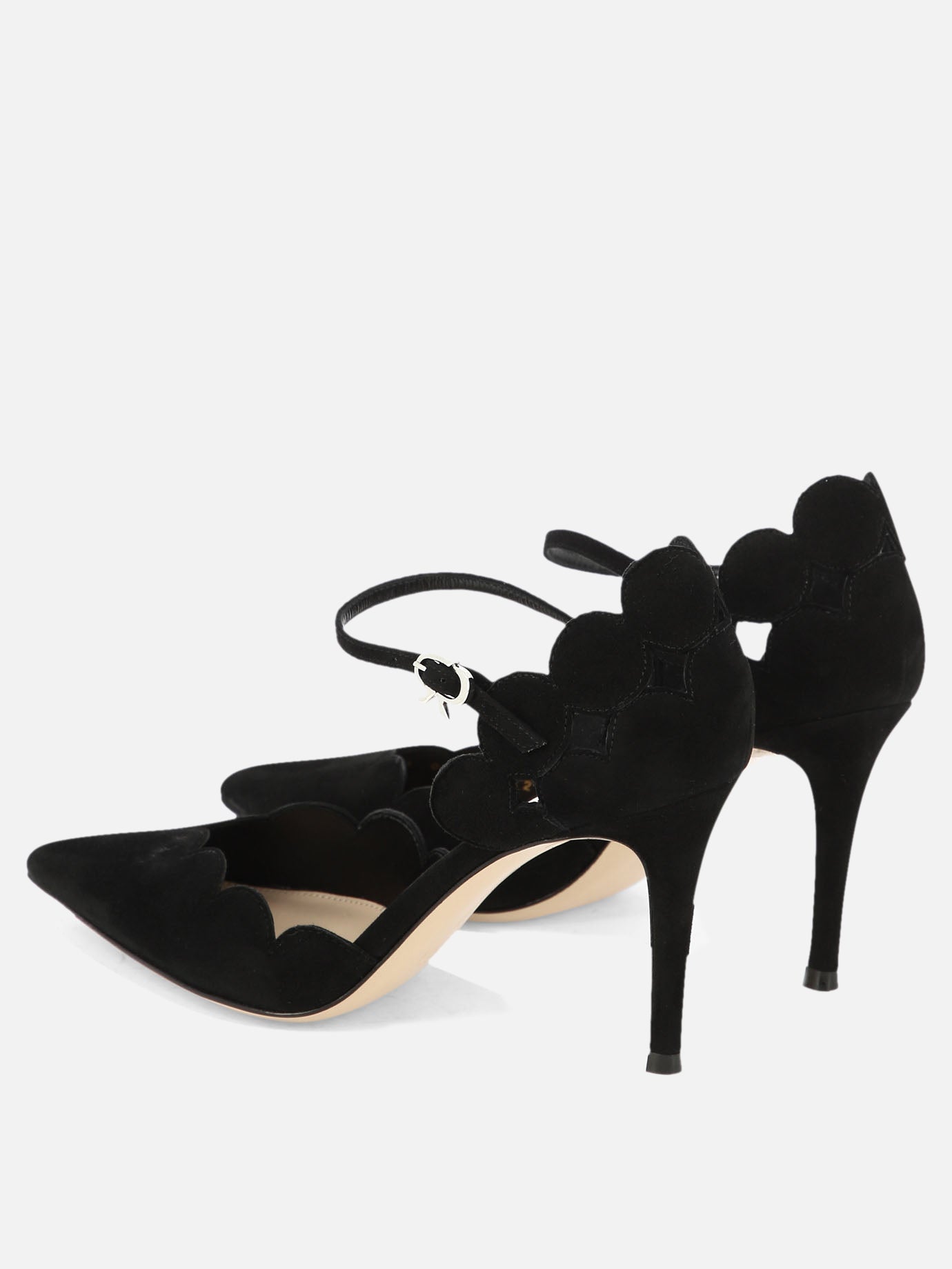 Pumps 100% scamosciato - 100% cuoio  Black - Gianvito Rossi Women | PDP | VIETTI Online Store | thumbnail_4