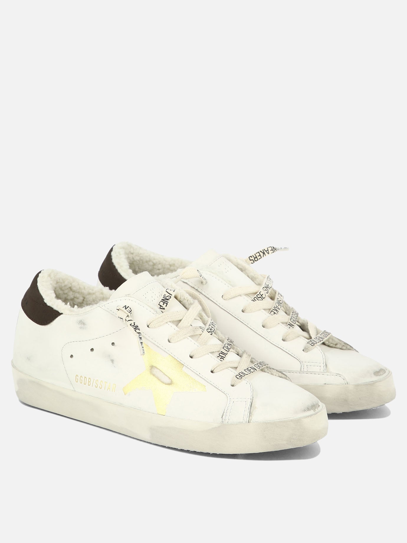 Low top sneakers 40% cotone 24% poliuretano 22% poliestere 11% cellulosa 3% pelle - 100% gomma  White - Golden Goose Women | PDP | VIETTI Online Store | thumbnail_2