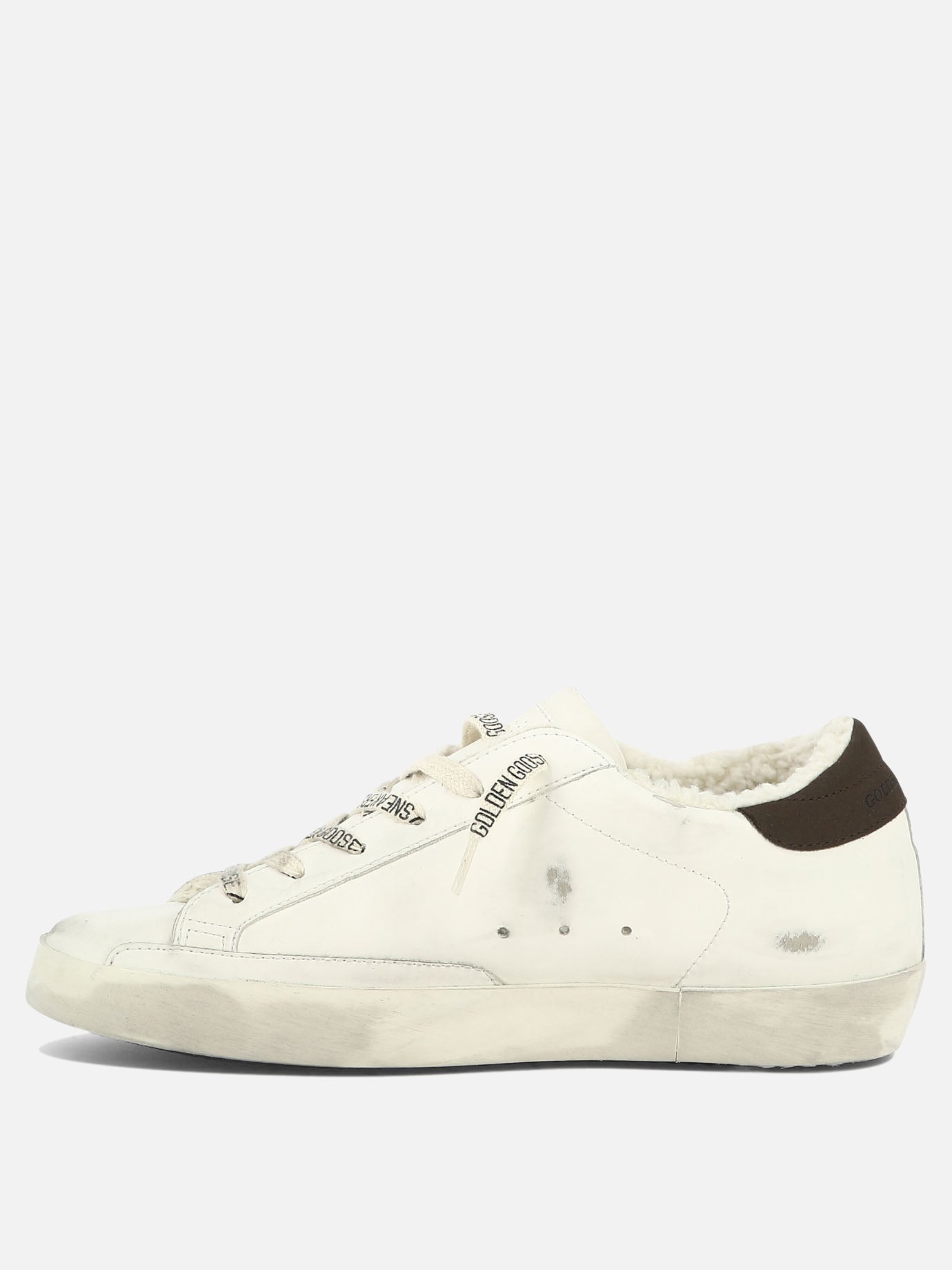 Low top sneakers 40% cotone 24% poliuretano 22% poliestere 11% cellulosa 3% pelle - 100% gomma  White - Golden Goose Women | PDP | VIETTI Online Store | thumbnail_3