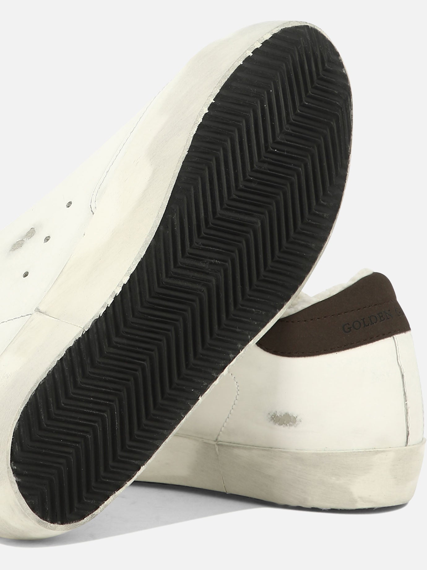 Low top sneakers 40% cotone 24% poliuretano 22% poliestere 11% cellulosa 3% pelle - 100% gomma  White - Golden Goose Women | PDP | VIETTI Online Store | Zoom-Modal_5
