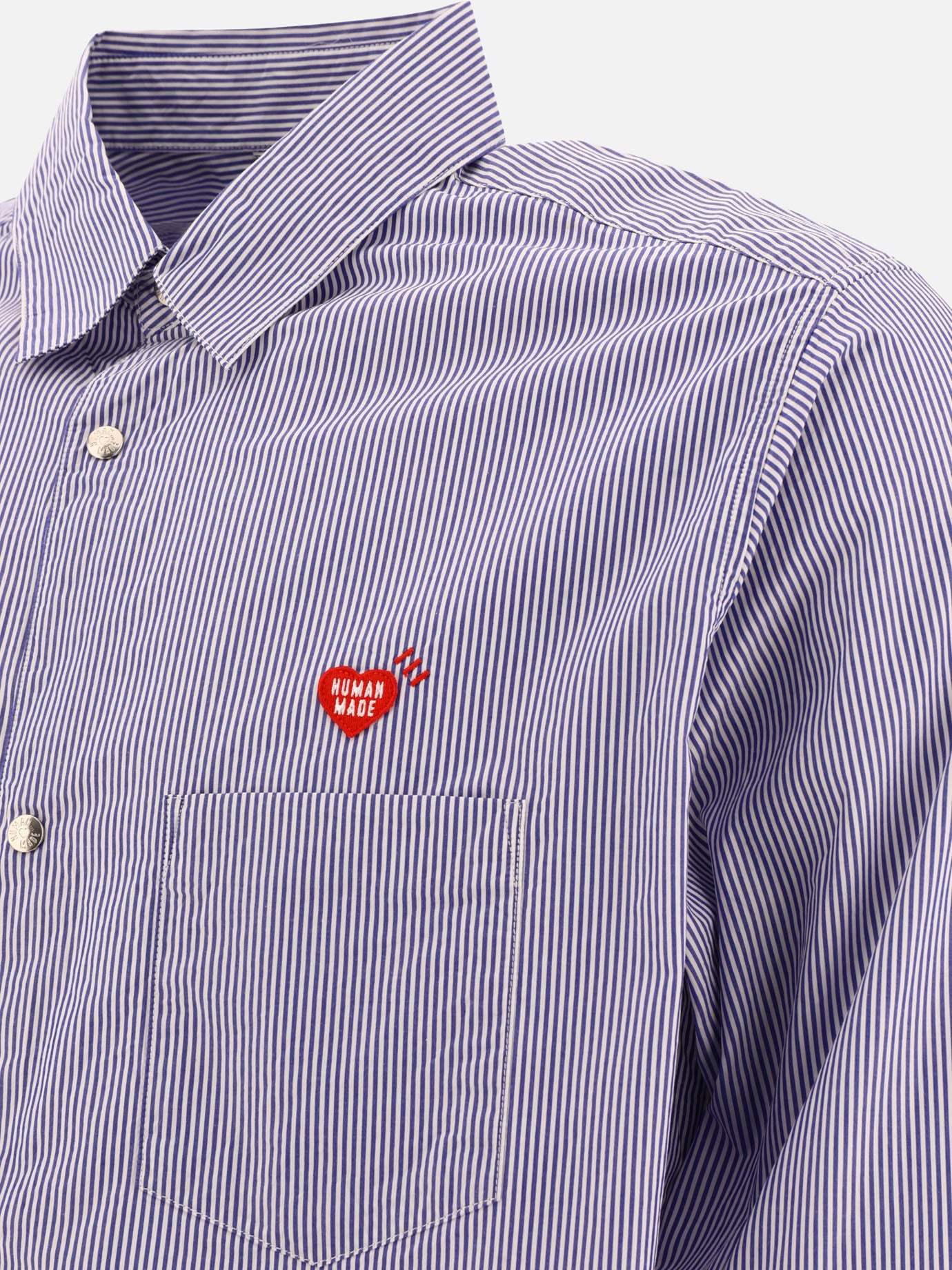 Camicia a righe con logo