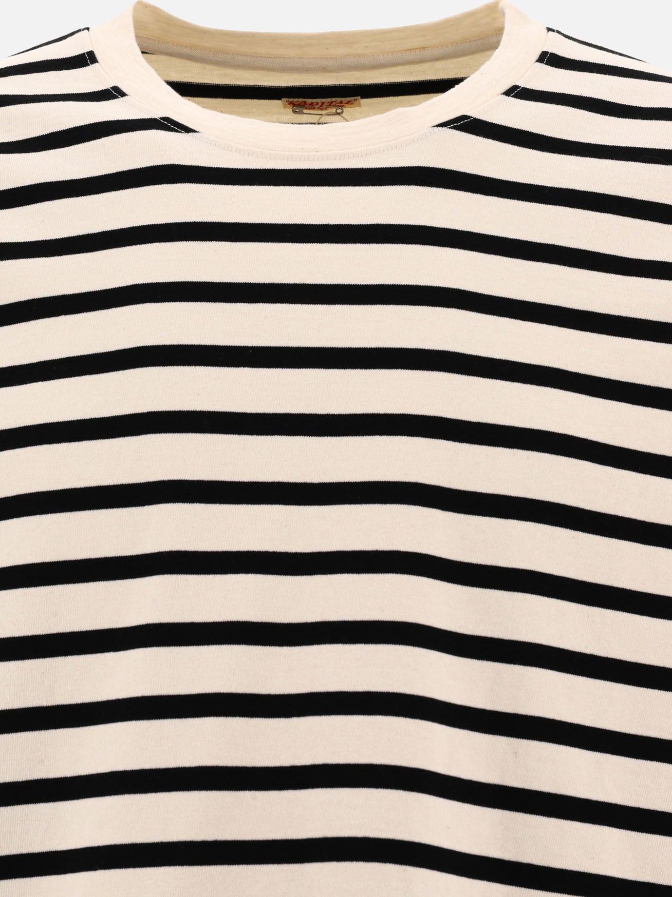 Crewneck t-shirts 100% cotone  Black - KAPITAL Men | PDP | VIETTI Online Store | thumbnail_3