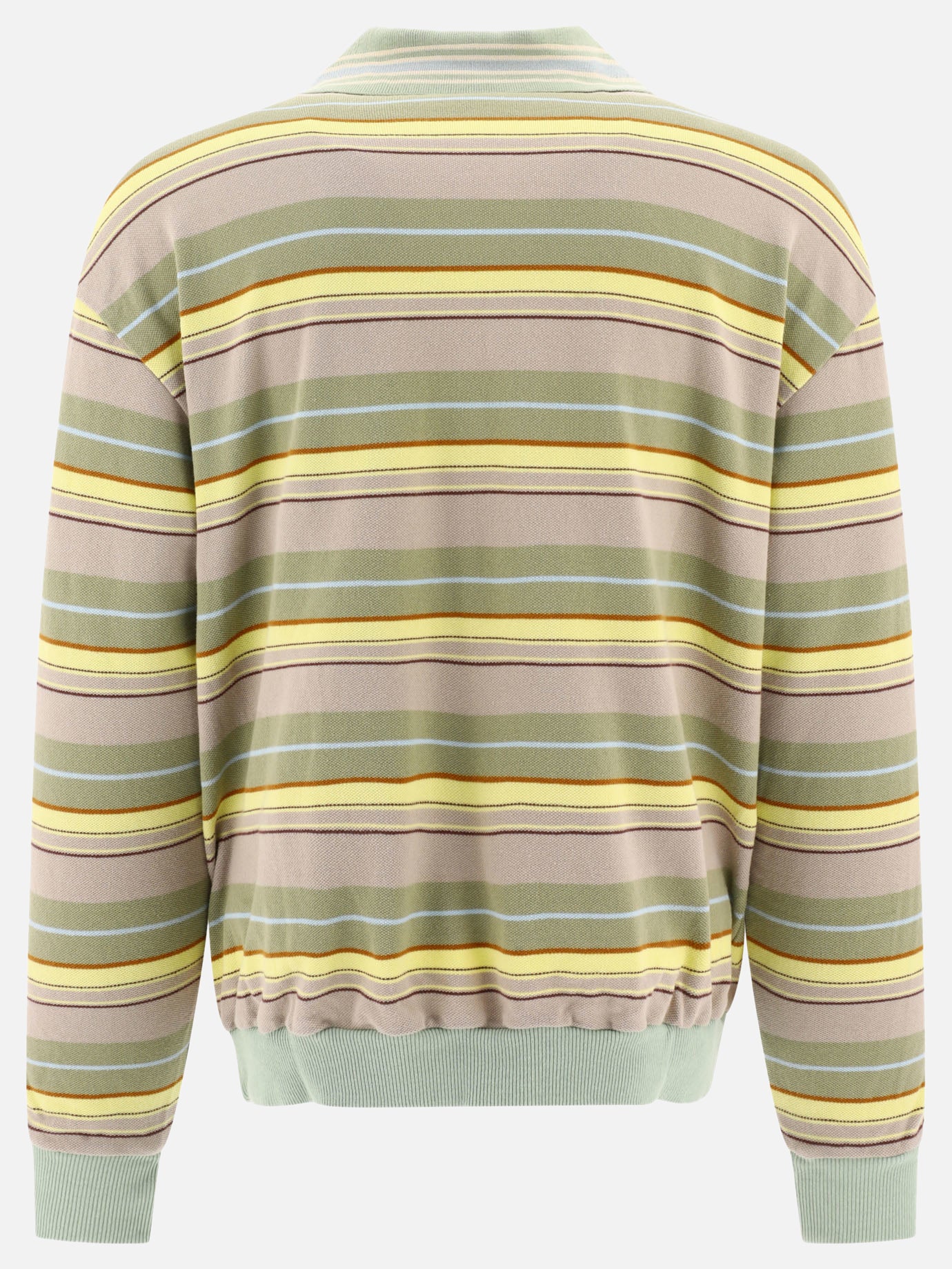 KAPITAL Polo &quot;Multi-border Kanoko BOX&quot; 15591430_4 Verde thumbnail_2