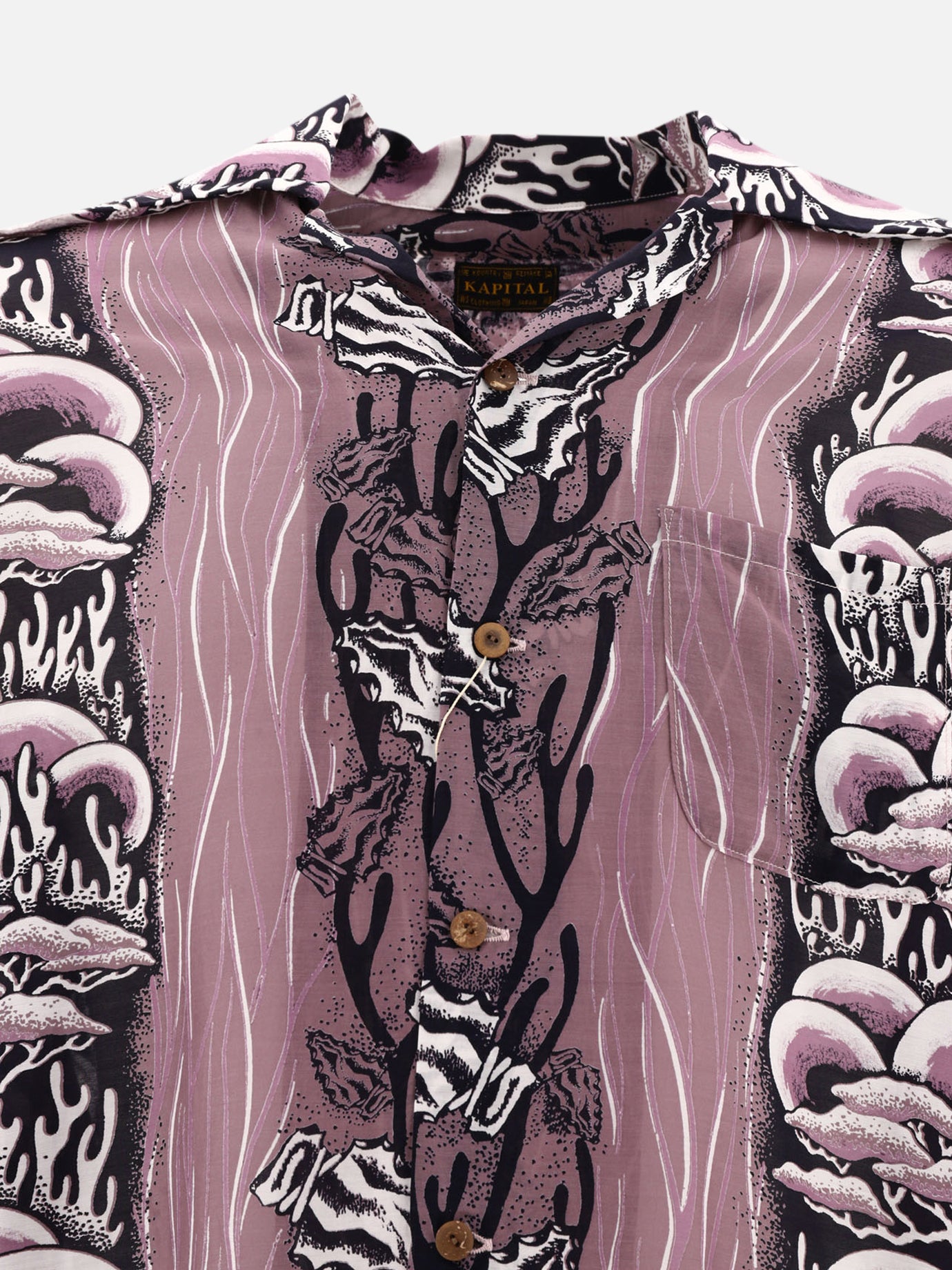 Casual shirts 96% rayon 4% seta  Purple - KAPITAL Men | PDP | VIETTI Online Store | Zoom-Modal_3
