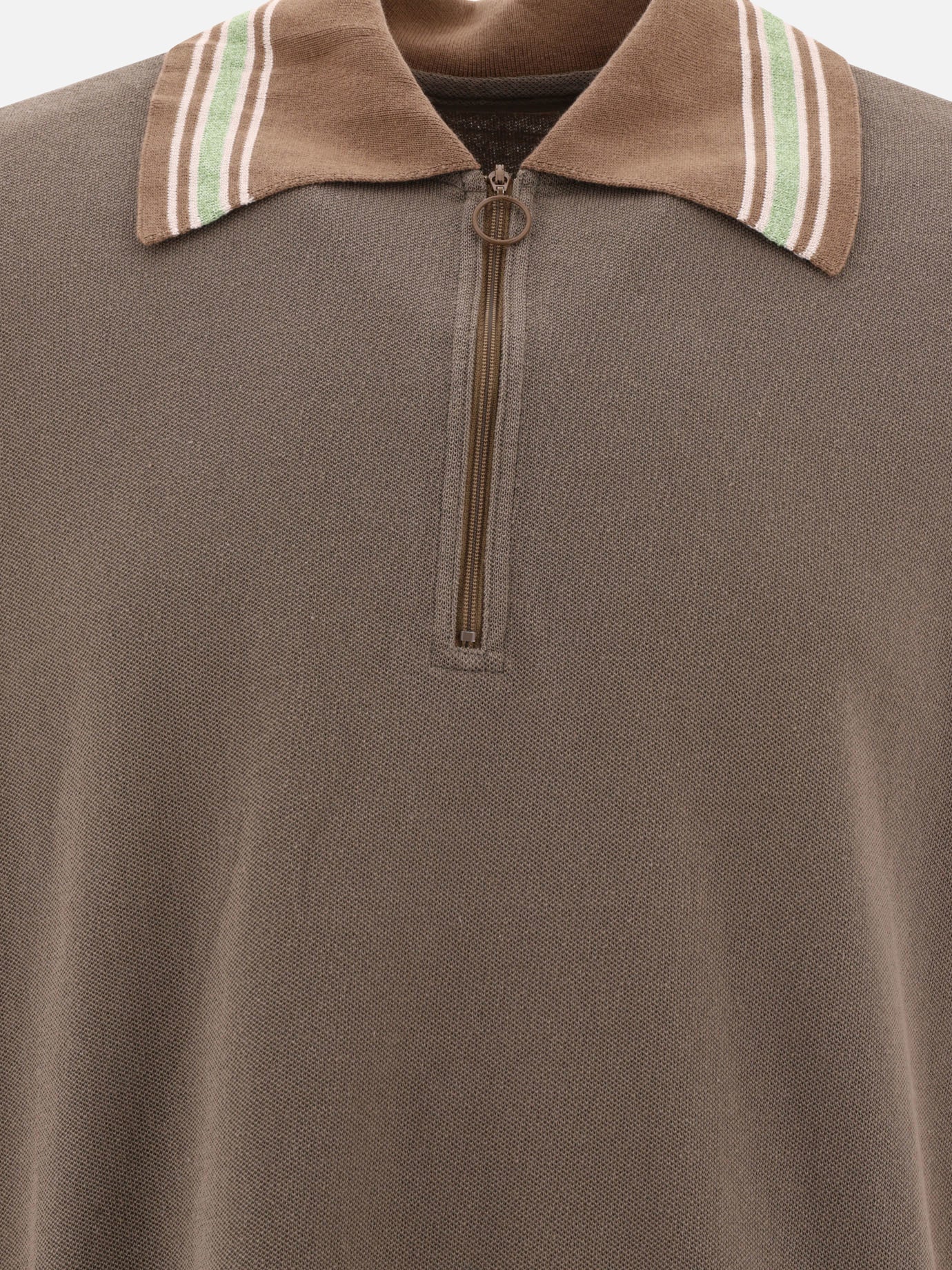Polo shirts with buttons 100% cotton  Brown - KAPITAL Men | PDP | VIETTI Online Store | thumbnail_3