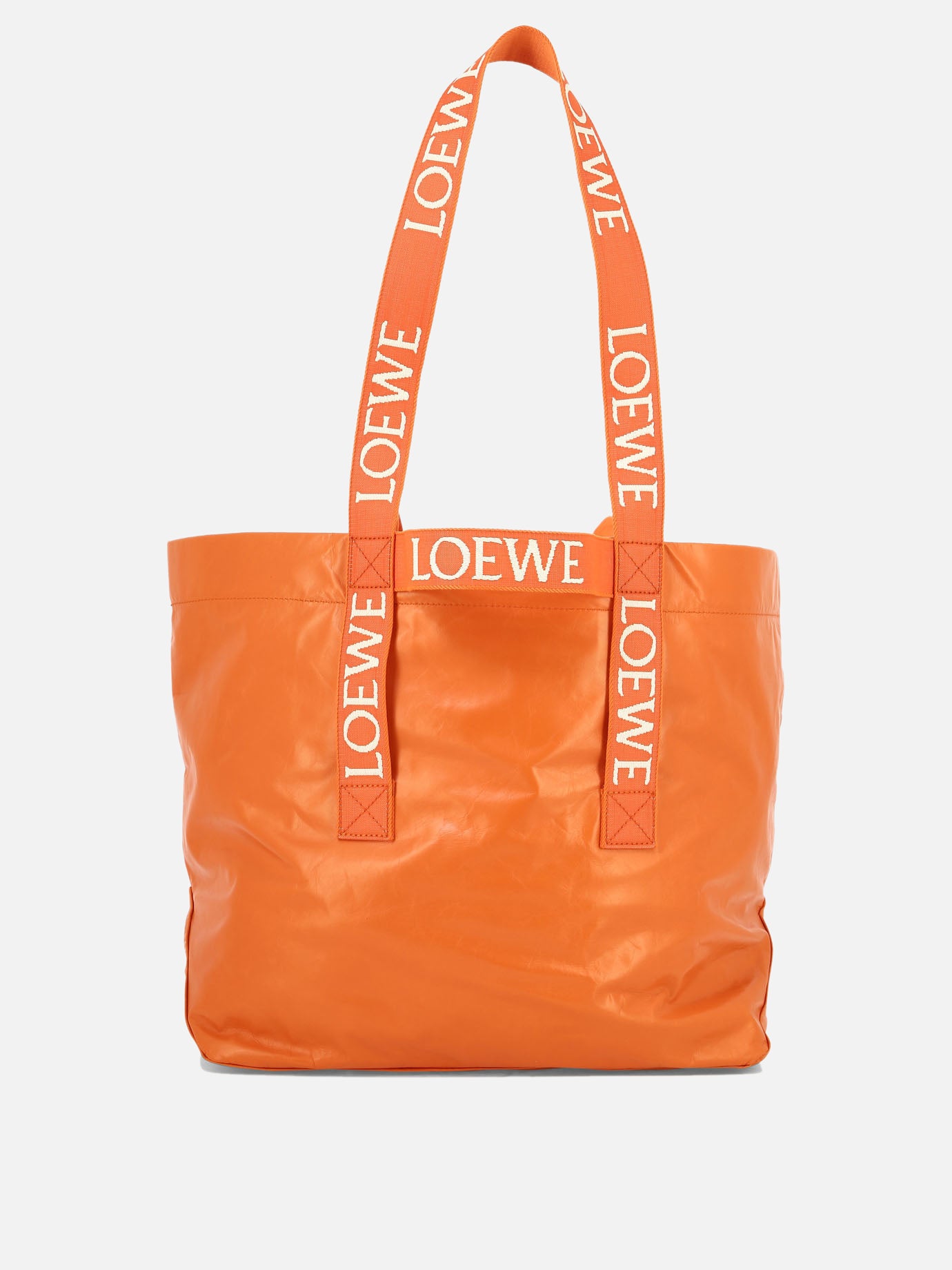 Large bags 90% leather 9% polyester 1% polyamide  Orange - Loewe Men | PDP | VIETTI Online Store | Zoom-Modal
