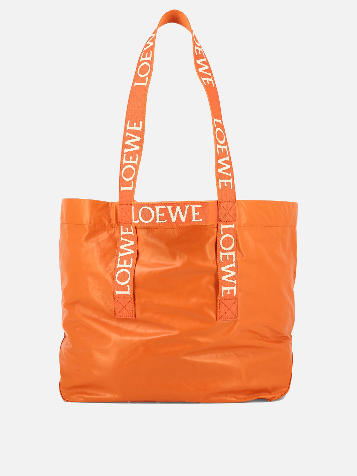 Large bags 90% leather 9% polyester 1% polyamide  Orange - Loewe Men | PDP | VIETTI Online Store | thumbnail_3