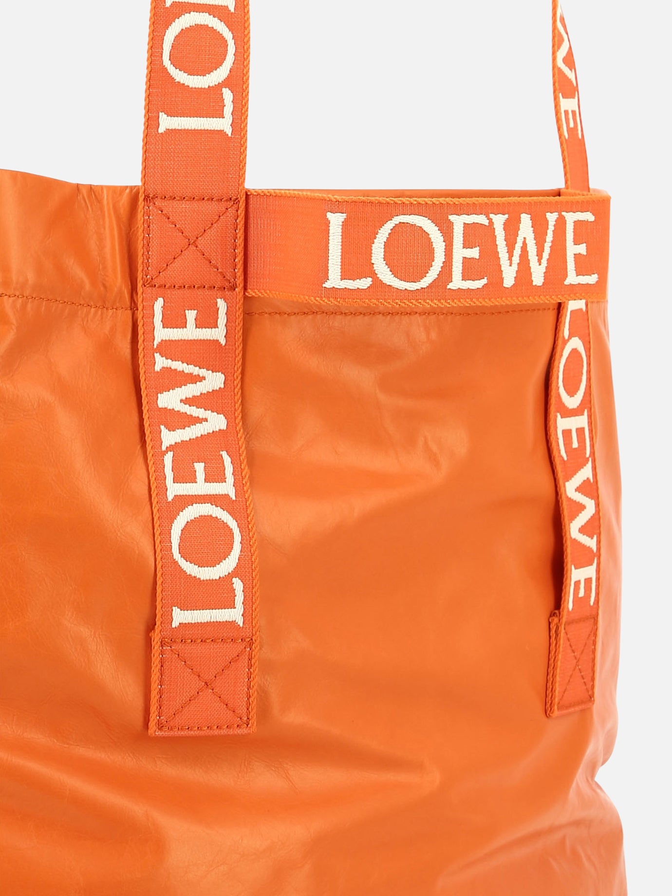 Large bags 90% leather 9% polyester 1% polyamide  Orange - Loewe Men | PDP | VIETTI Online Store | thumbnail_4