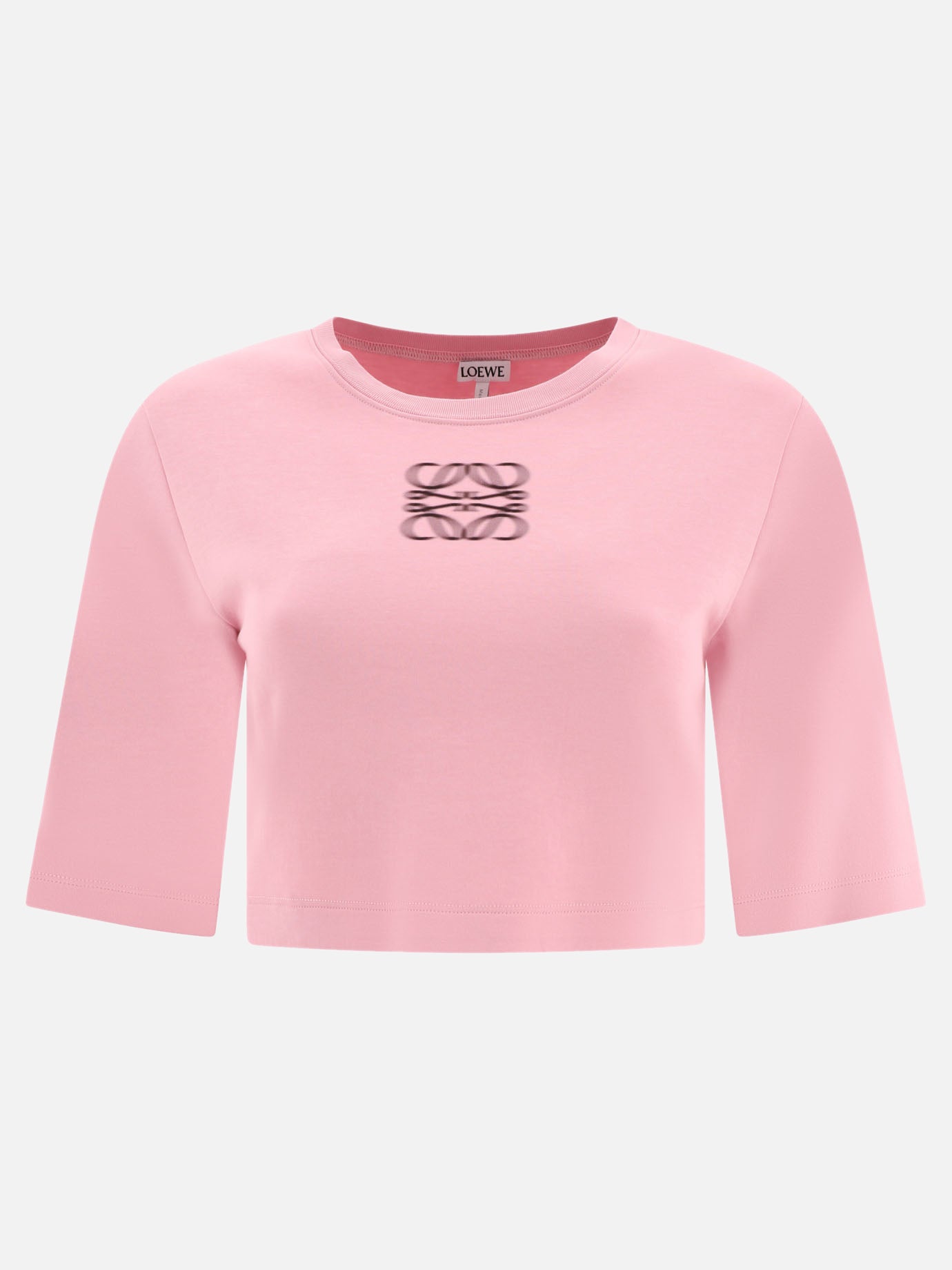 Crewneck t-shirts 80% cotton 20% polyamide  Pink - Loewe Women | PDP | VIETTI Online Store | thumbnail