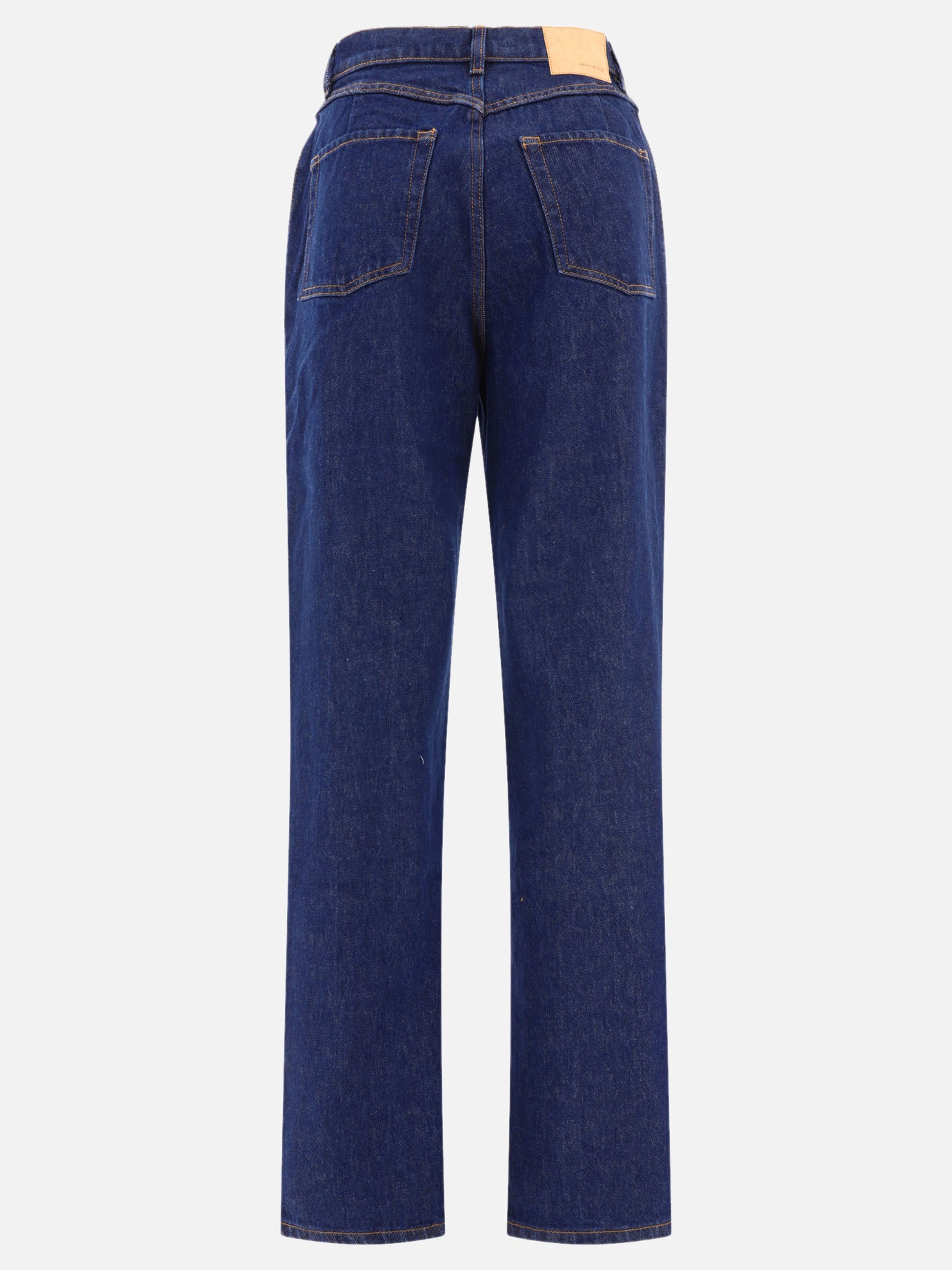 Straight-leg jeans 100% cotton  Blue - Magda Butrym Women | PDP | VIETTI Online Store | thumbnail_2