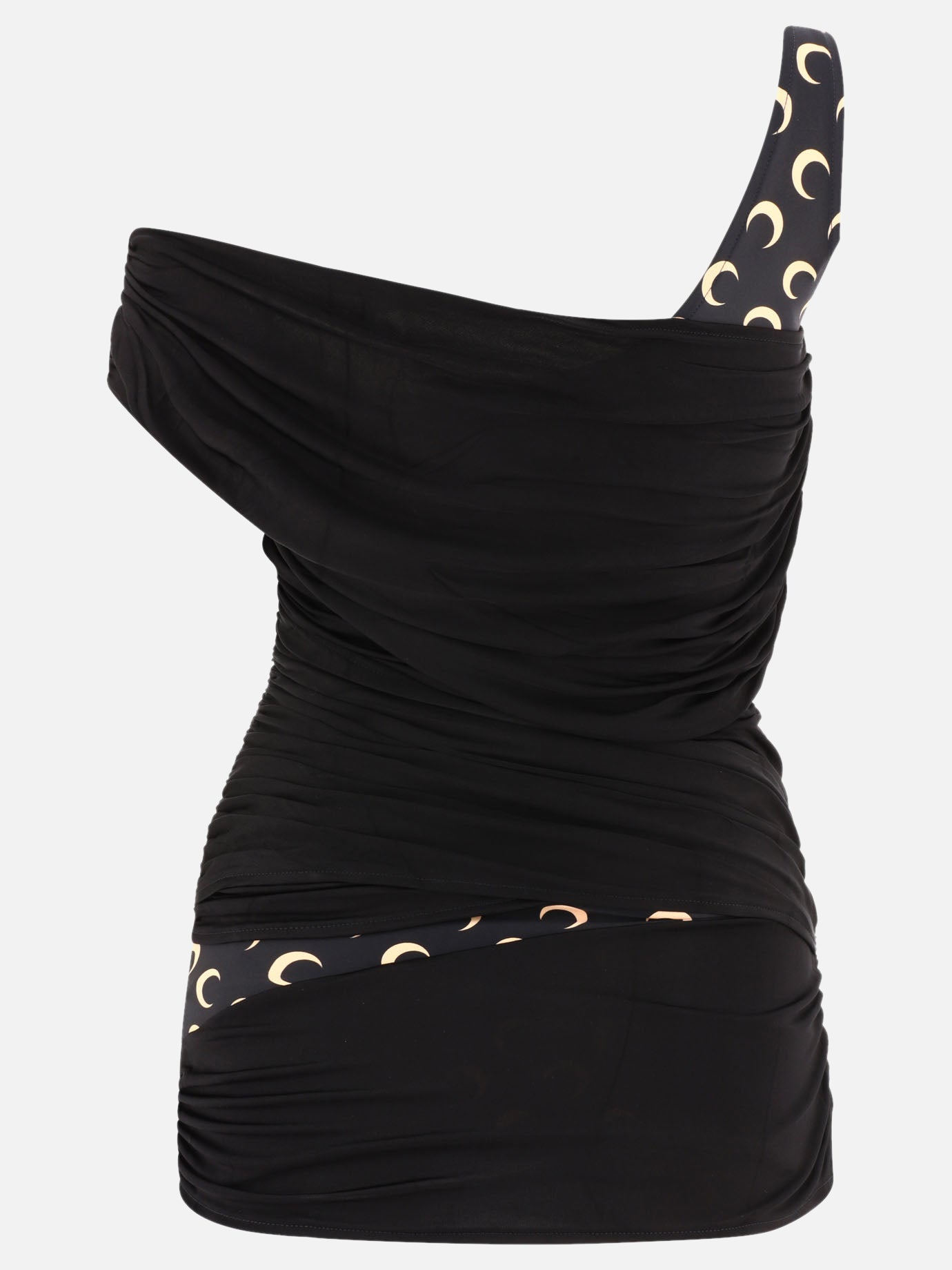 Mini dresses 95% viscose 5% elastane  Black - Marine Serre Women | PDP | VIETTI Online Store | thumbnail_2