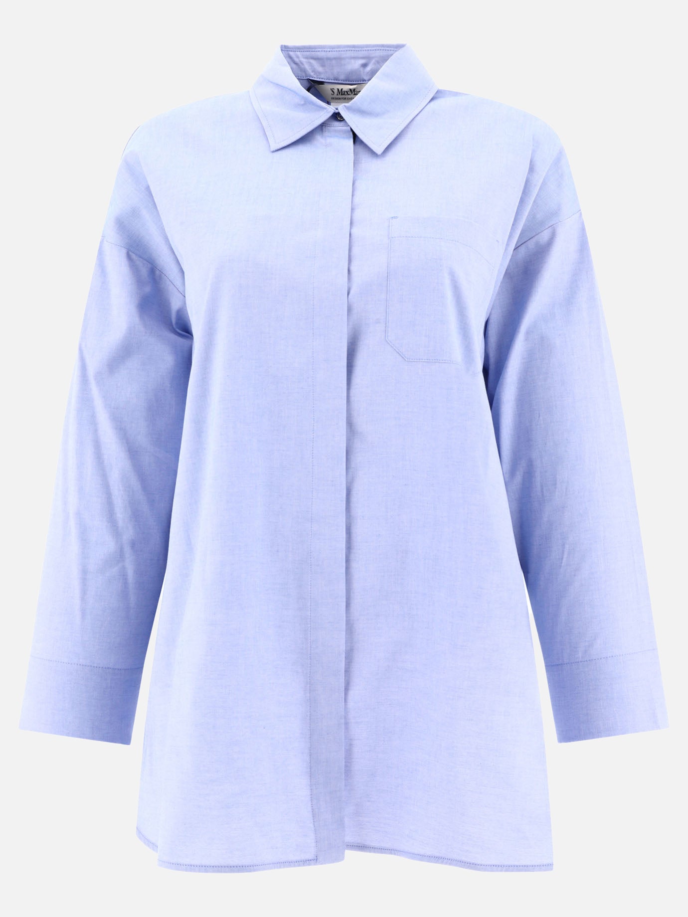 Casual shirts 100% cotone  Light blue - Max Mara S Women | PDP | VIETTI Online Store | Zoom-Modal
