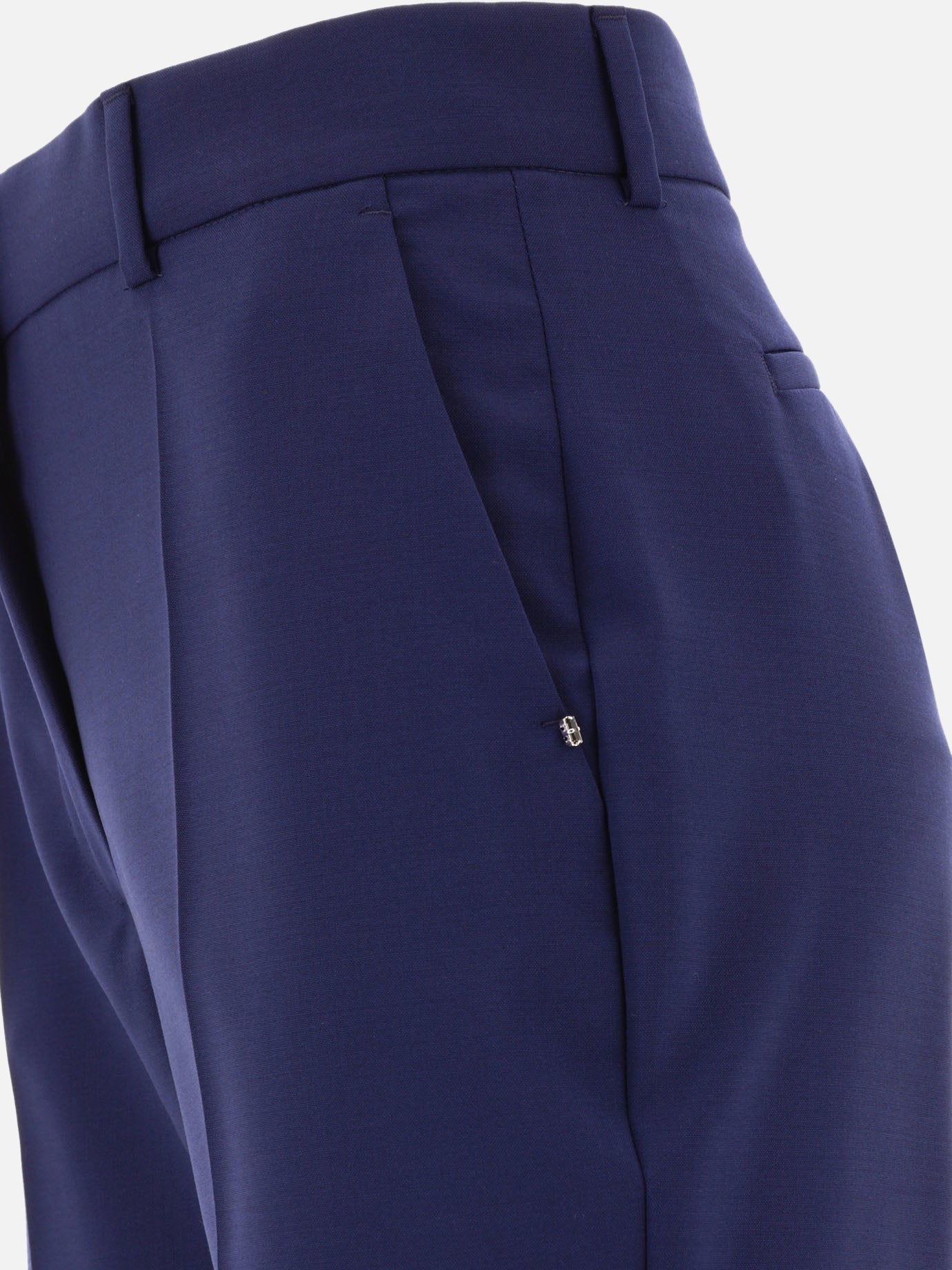 Tailored trousers 100% lana vergine  Blue - Max Mara Sportmax Women | PDP | VIETTI Online Store | Zoom-Modal_4
