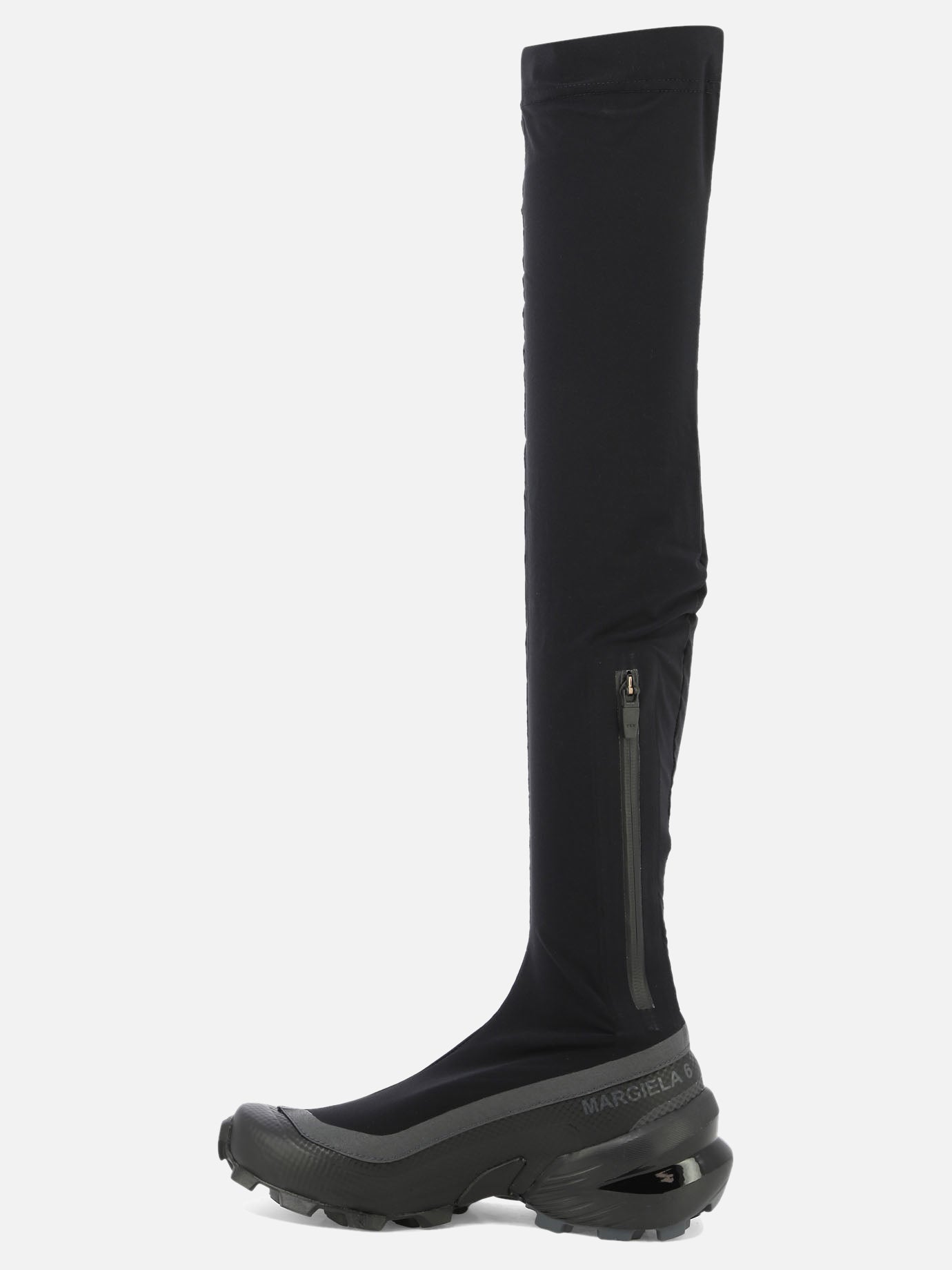 Over the knee 100% lycra - 100% rubber  Black - MM6 Maison Margiela Women | PDP | VIETTI Online Store | thumbnail_3