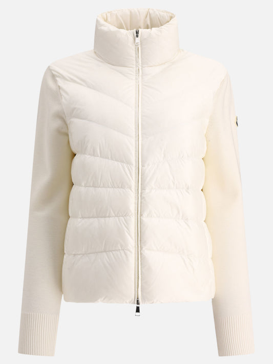 Down jackets 100% poliammide - Imbottitura: piumino e piuma  White - Moncler Women | PLP | VIETTI Online Store 
