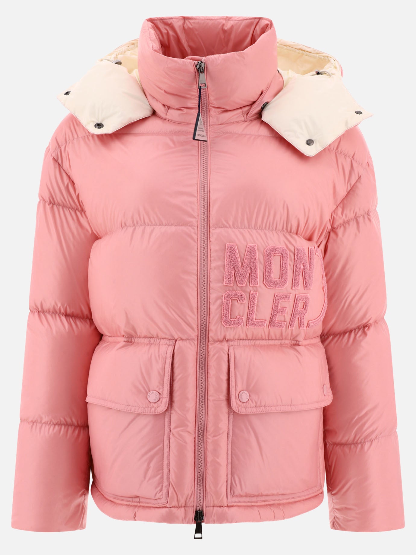 Down jackets 100% poliammide - Imbottitura: piumino e piuma  Pink - Moncler Women | PDP | VIETTI Online Store | Zoom-Modal

