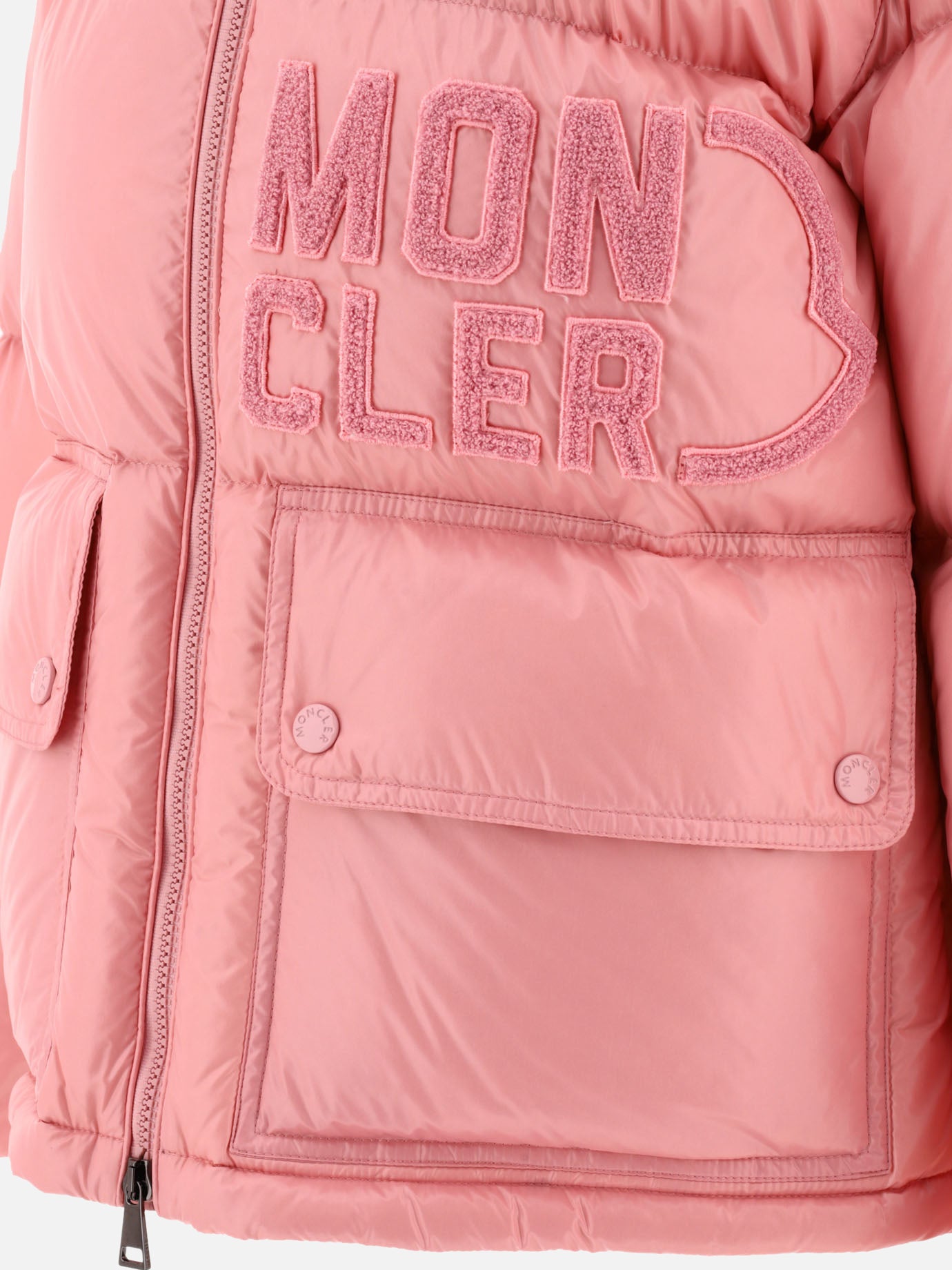 Down jackets 100% poliammide - Imbottitura: piumino e piuma  Pink - Moncler Women | PDP | VIETTI Online Store | thumbnail_4