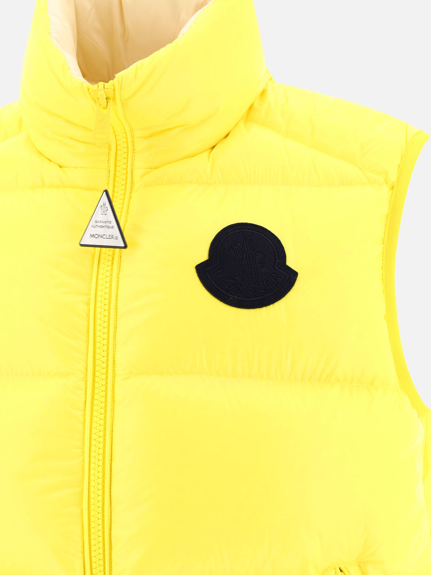 Vest jackets 100% poliammide - Imbottitura: piumino e piuma  Yellow - Moncler Men | PDP | VIETTI Online Store | Zoom-Modal_3
