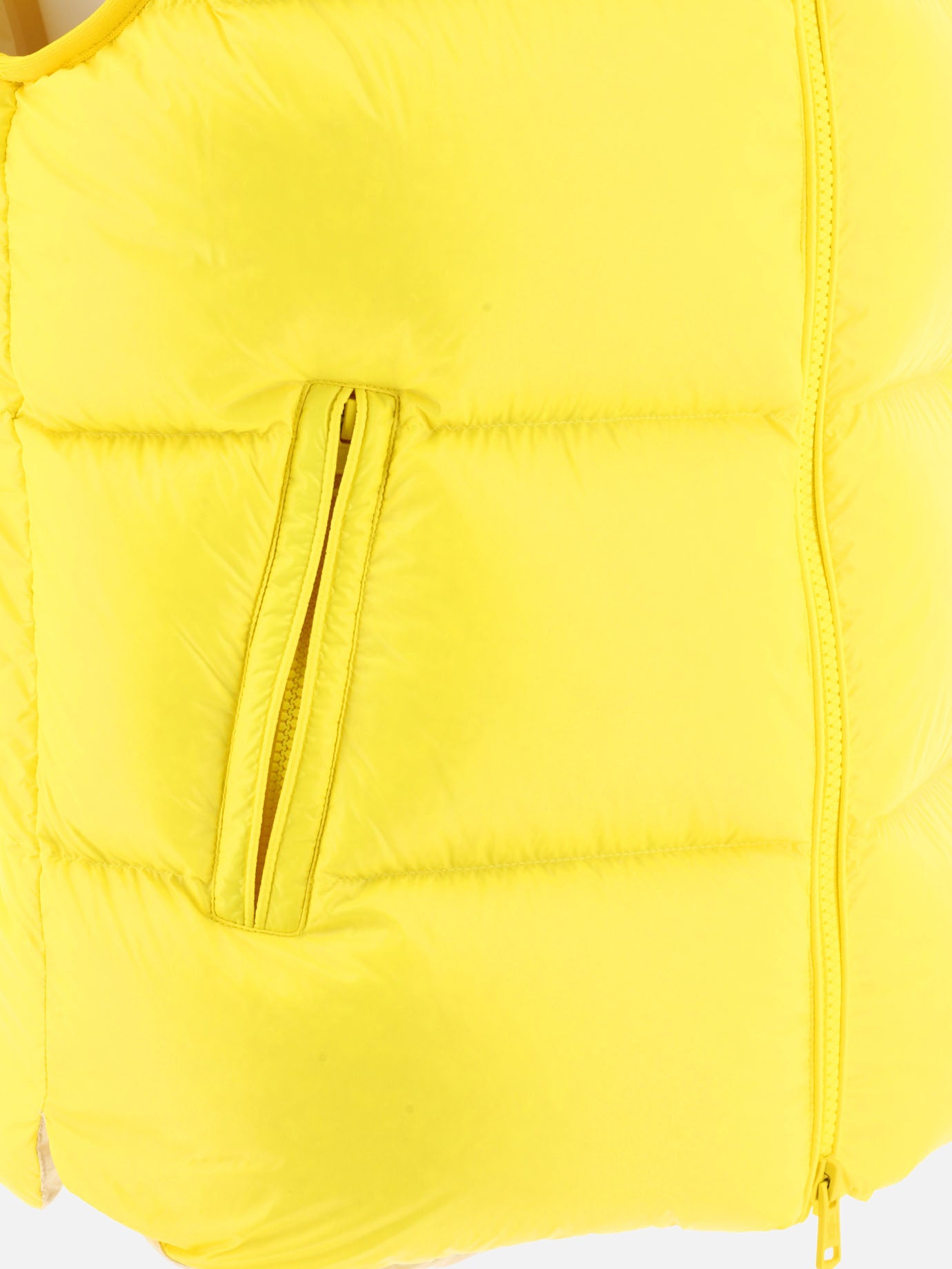 Vest jackets 100% poliammide - Imbottitura: piumino e piuma  Yellow - Moncler Men | PDP | VIETTI Online Store | Zoom-Modal_4
