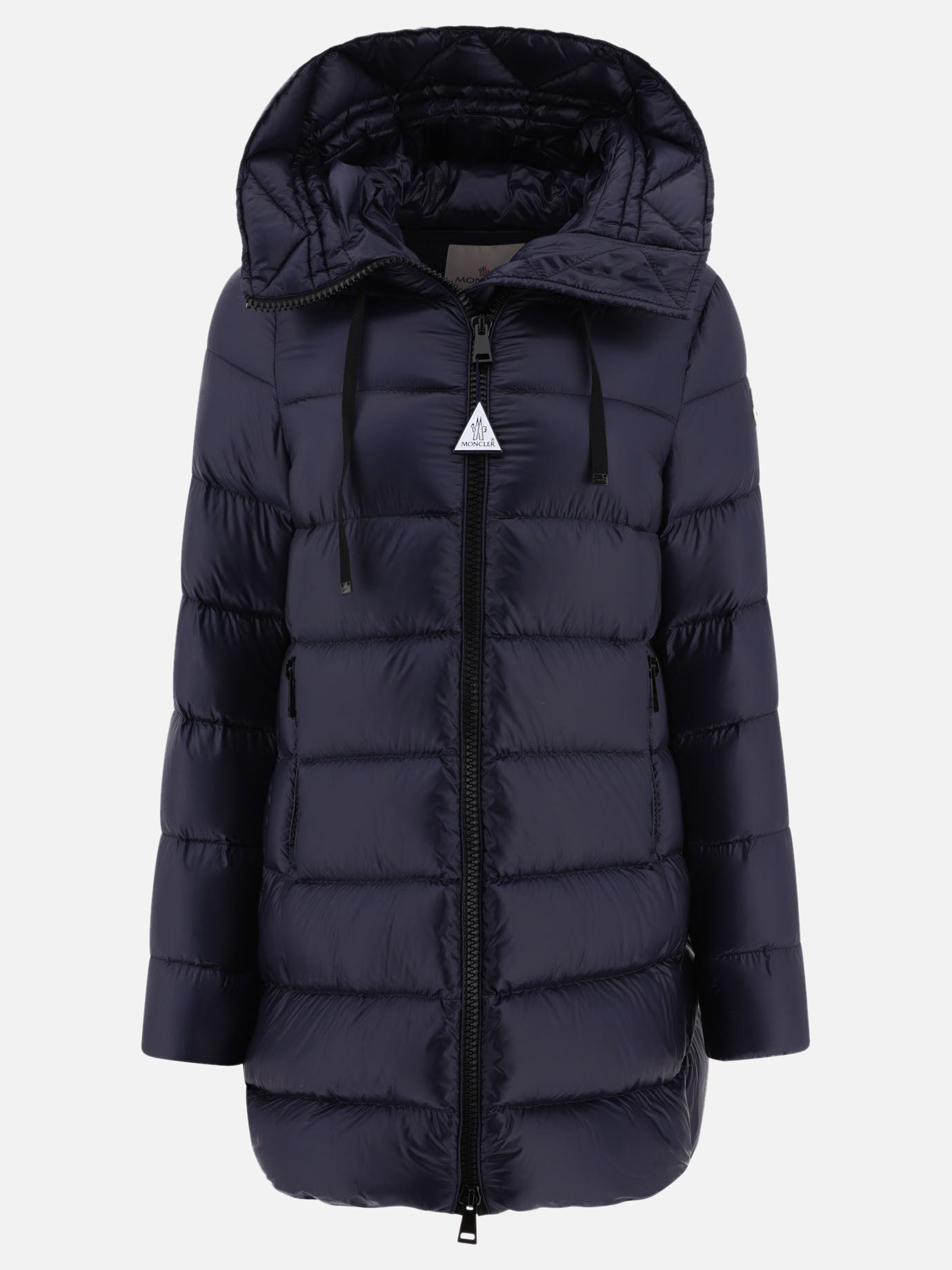 Down coats 100% poliammide - Imbottitura: piumino e piuma  Blue - Moncler Women | PDP | VIETTI Online Store | thumbnail