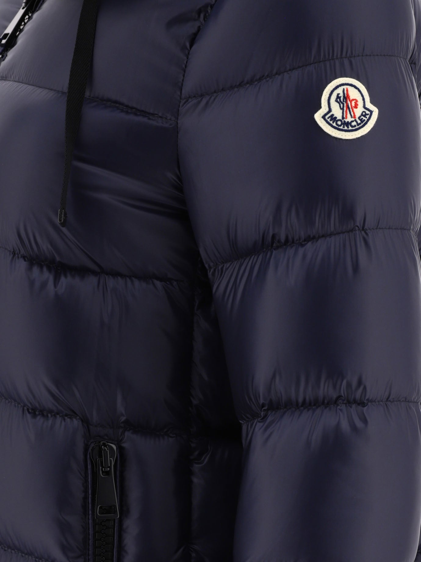 Down coats 100% poliammide - Imbottitura: piumino e piuma  Blue - Moncler Women | PDP | VIETTI Online Store | thumbnail_3