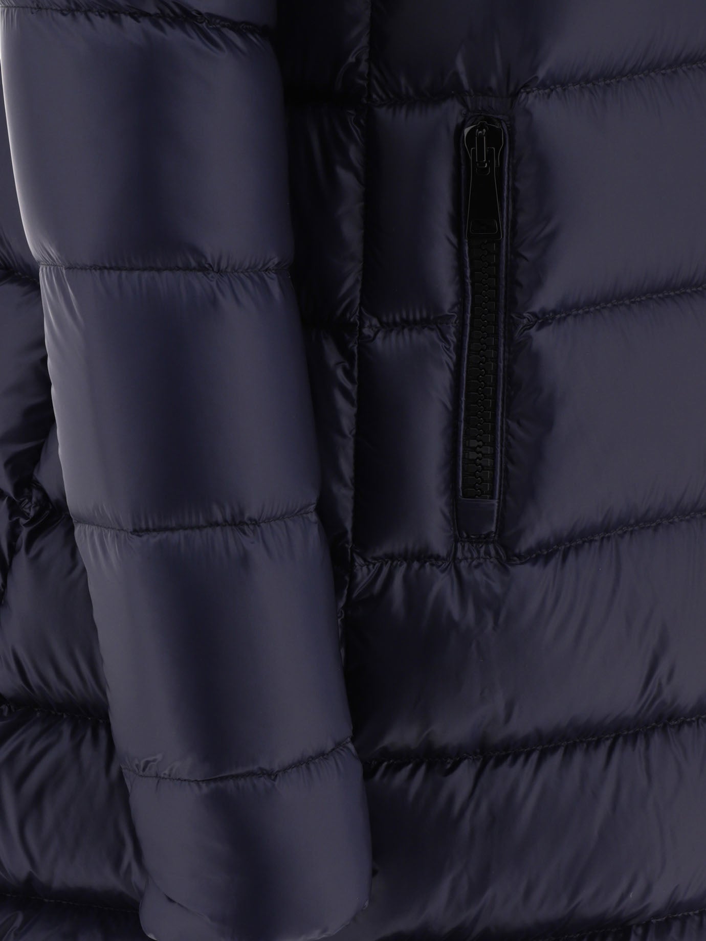 Down coats 100% poliammide - Imbottitura: piumino e piuma  Blue - Moncler Women | PDP | VIETTI Online Store | thumbnail_4