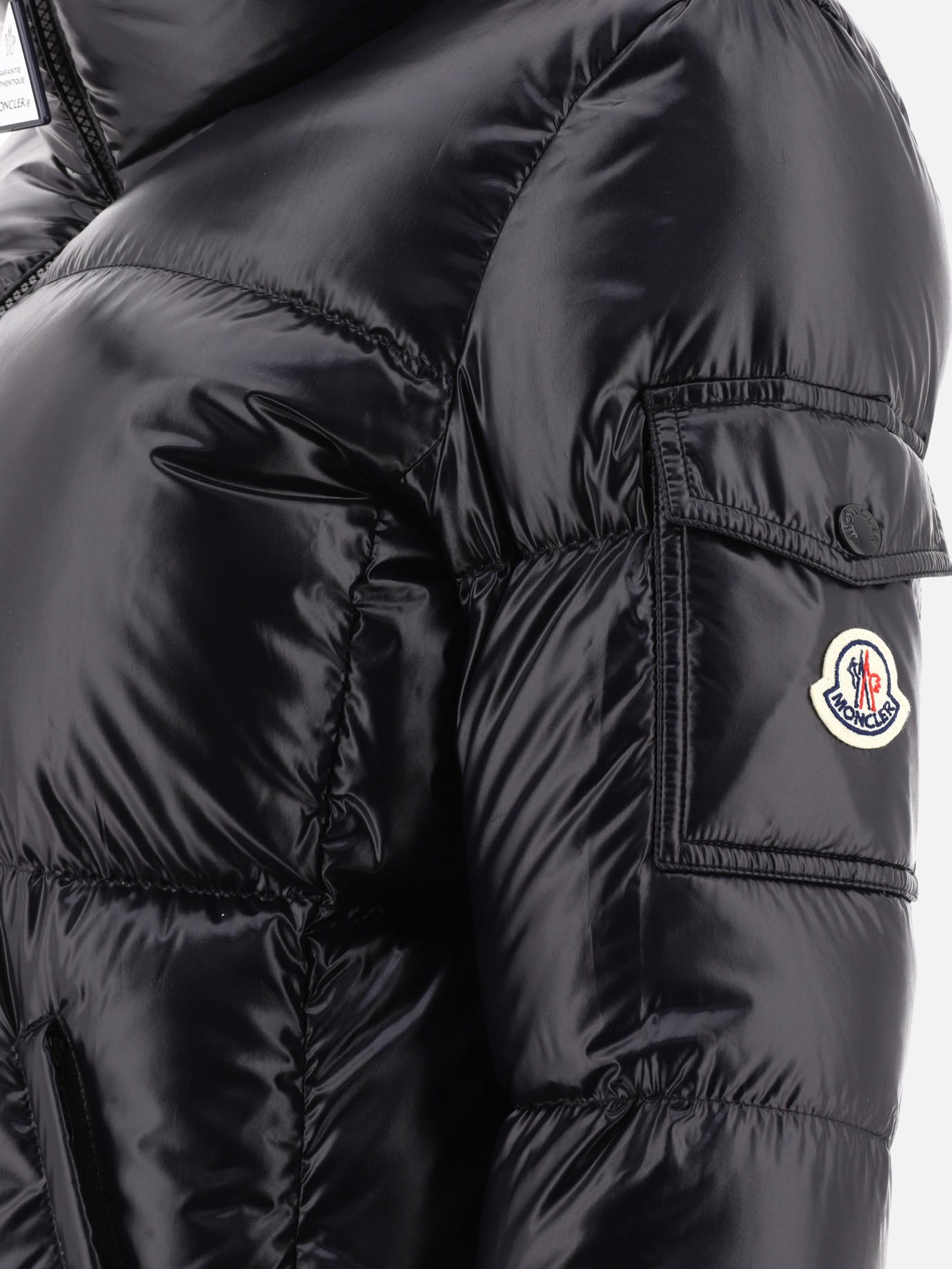 Down jackets 100% poliammide - Imbottitura: piumino e piuma  Black - Moncler Women | PDP | VIETTI Online Store | thumbnail_4