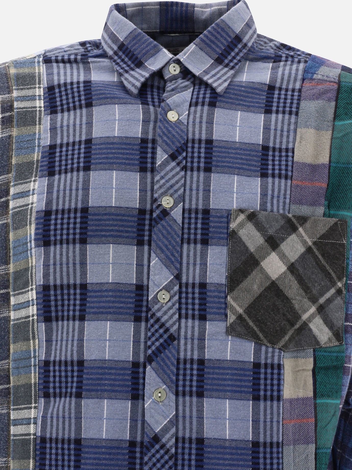 Casual shirts 100% cotton  Blue - Needles Men | PDP | VIETTI Online Store | Zoom-Modal_3
