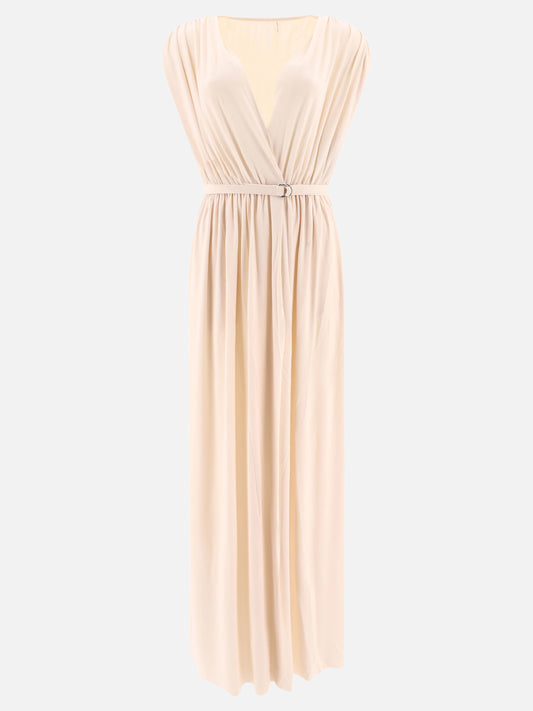 Long dresses 95% poliestere 5% elastan  Beige - Norma Kamali Women | PLP | VIETTI Online Store 
