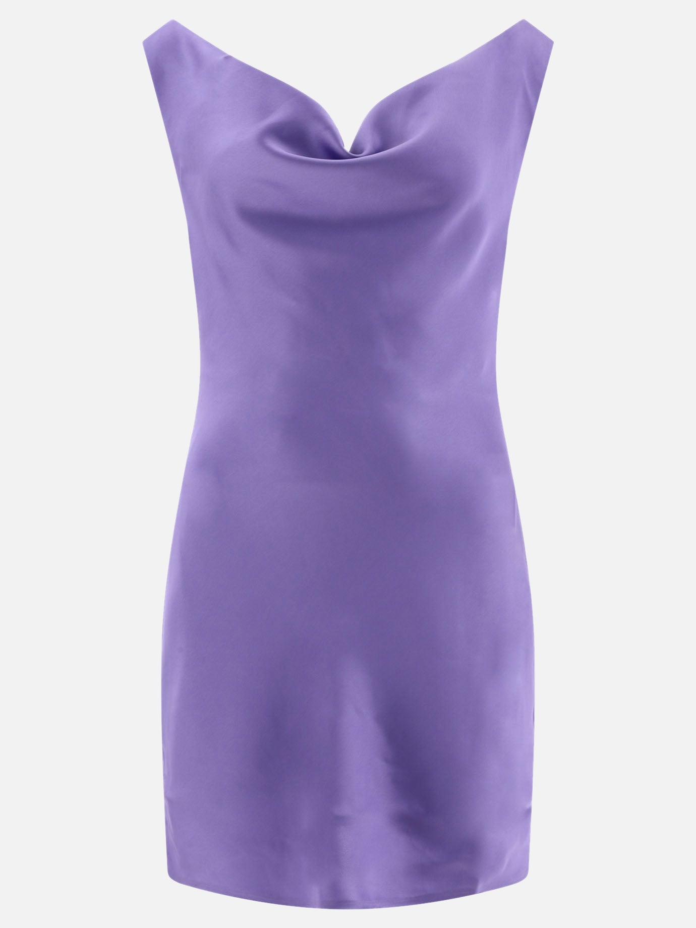 Mini dresses 100% poliestere  Purple - Norma Kamali Women | PDP | VIETTI Online Store | thumbnail