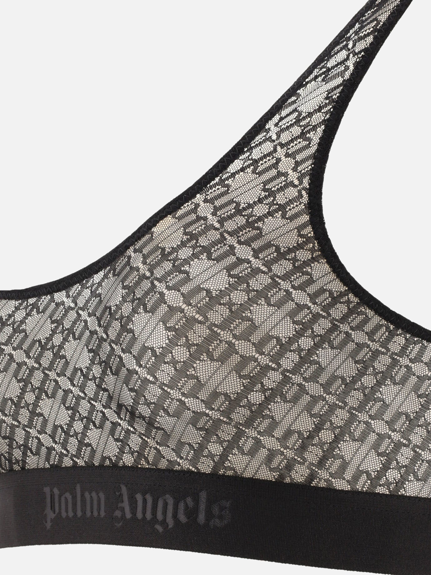 Crop tops 92% poliammide 8% elastan  Black - Palm Angels Women | PDP | VIETTI Online Store | Zoom-Modal_3
