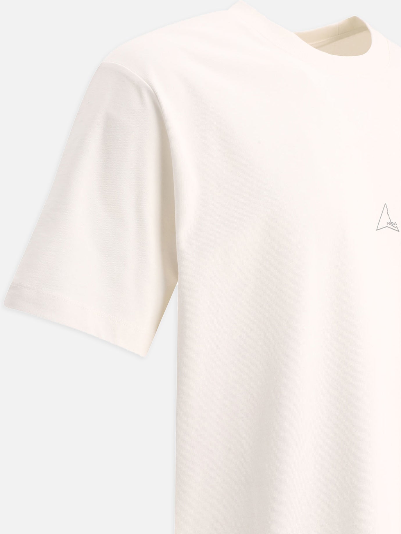 Crewneck t-shirts 100% cotton  White - ROA Men | PDP | VIETTI Online Store | thumbnail_4