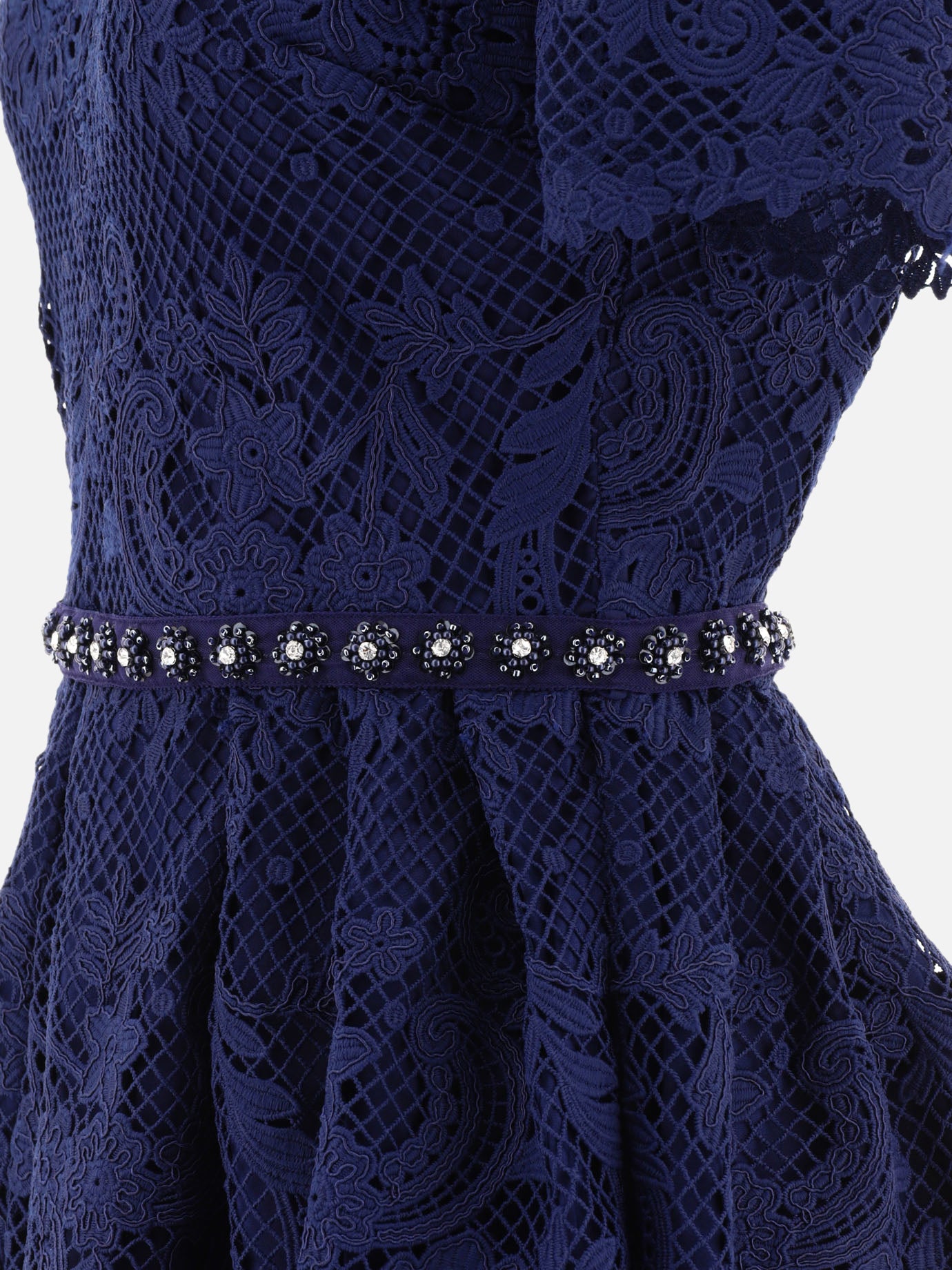 Mini dresses 100% polyester  Blue - Self-portrait Women | PDP | VIETTI Online Store | thumbnail_3