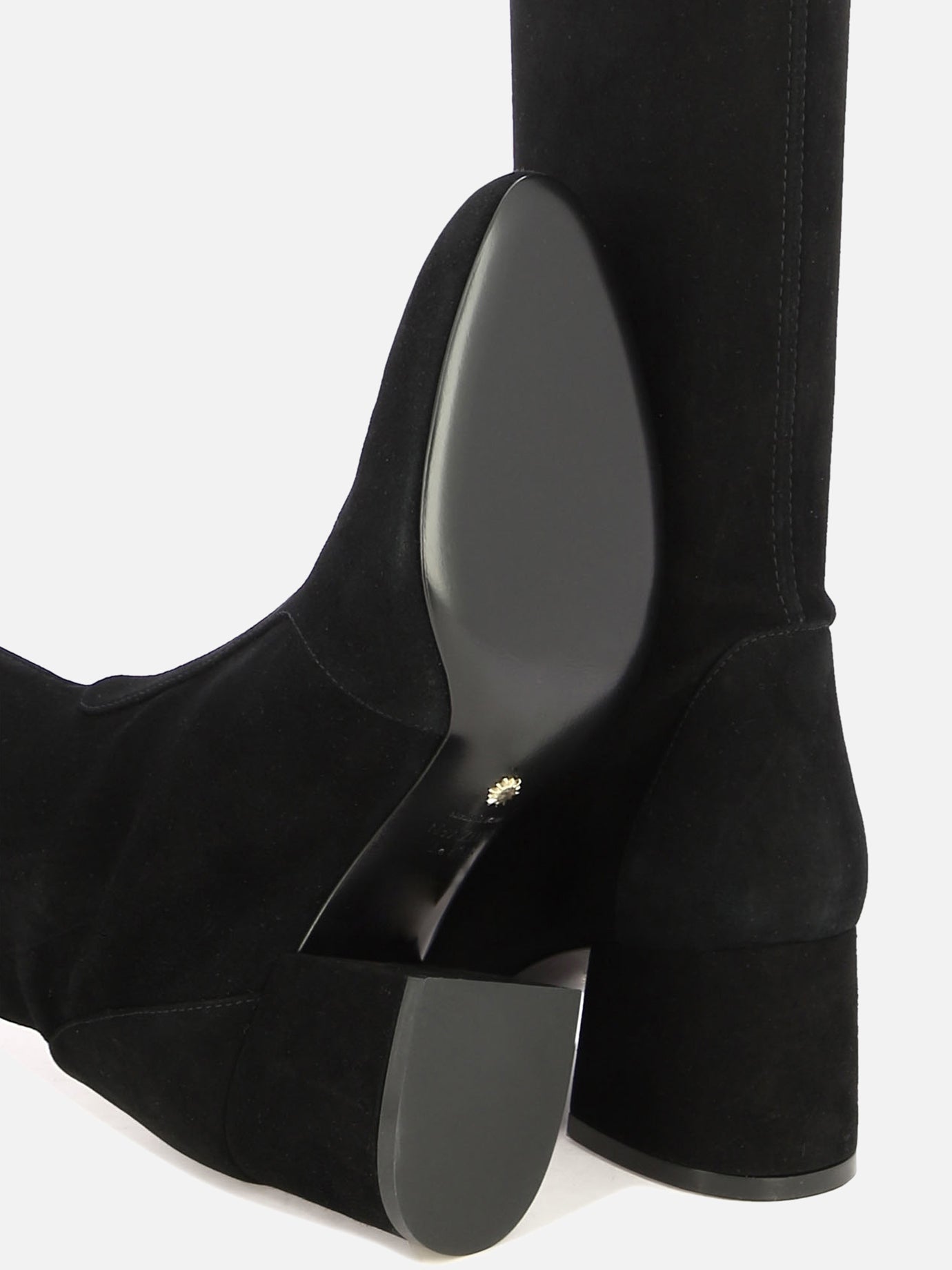 Over the knee 100% suede - 100% leather  Black - Stuart Weitzman Women | PDP | VIETTI Online Store | Zoom-Modal_5
