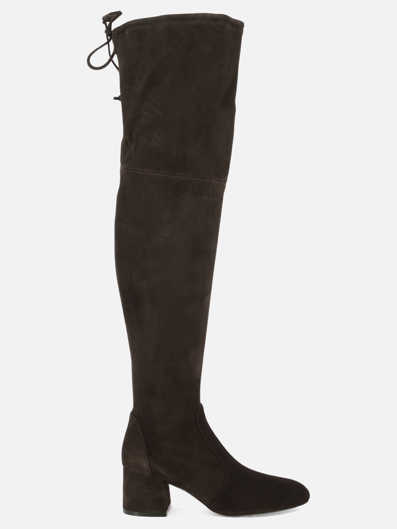 Over the knee 100% suede - 100% leather  Brown - Stuart Weitzman Women | PDP | VIETTI Online Store | thumbnail