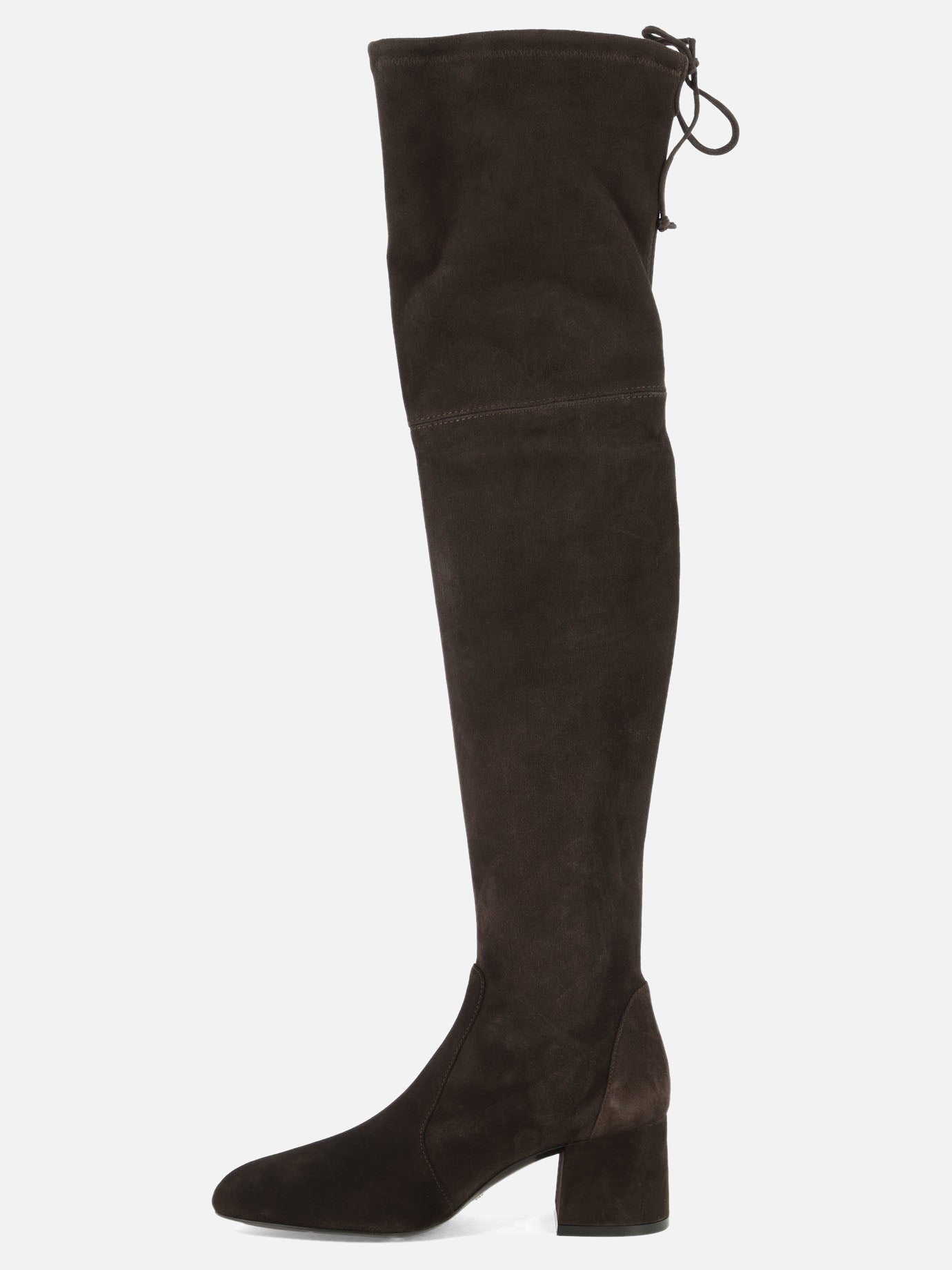 Over the knee 100% suede - 100% leather  Brown - Stuart Weitzman Women | PDP | VIETTI Online Store | Zoom-Modal_3
