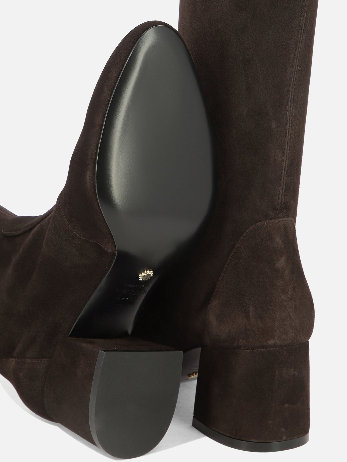 Over the knee 100% suede - 100% leather  Brown - Stuart Weitzman Women | PDP | VIETTI Online Store | thumbnail_5