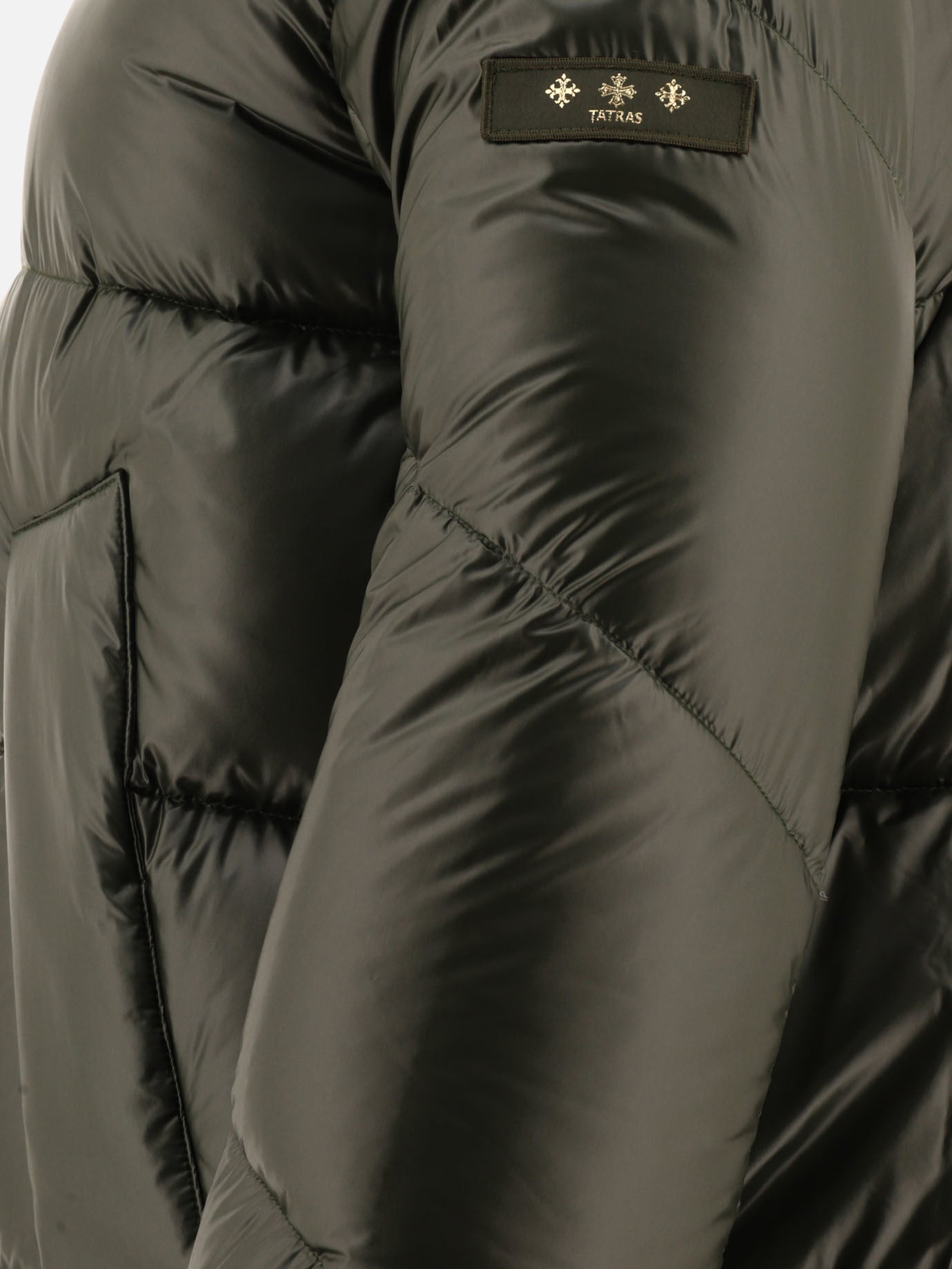 Down jackets 100% nylon - Padding: down and feather  Green - Tatras Women | PDP | VIETTI Online Store | Zoom-Modal_4
