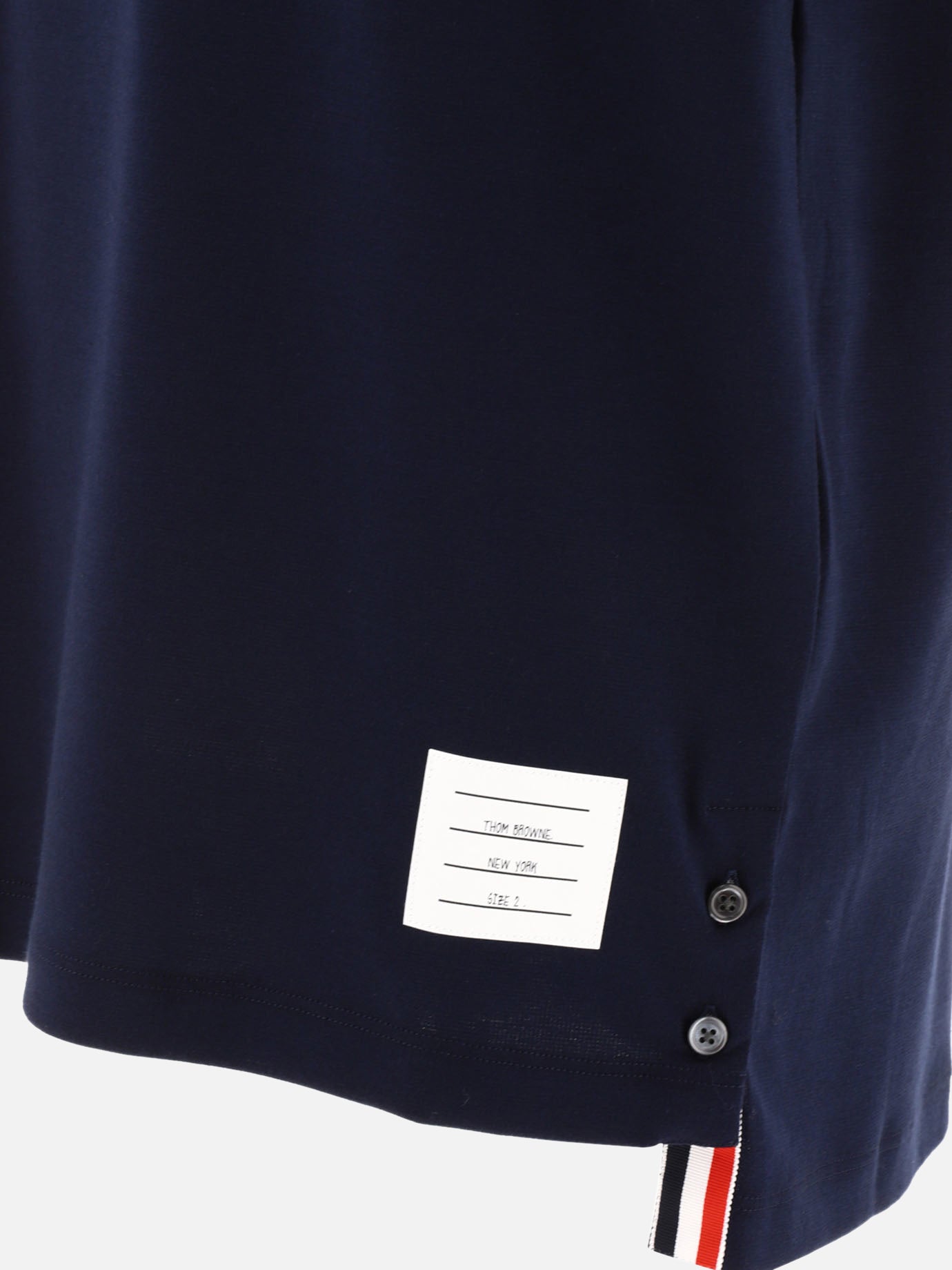 Crewneck t-shirts 100% cotton  Blue - Thom Browne Men | PDP | VIETTI Online Store | thumbnail_4