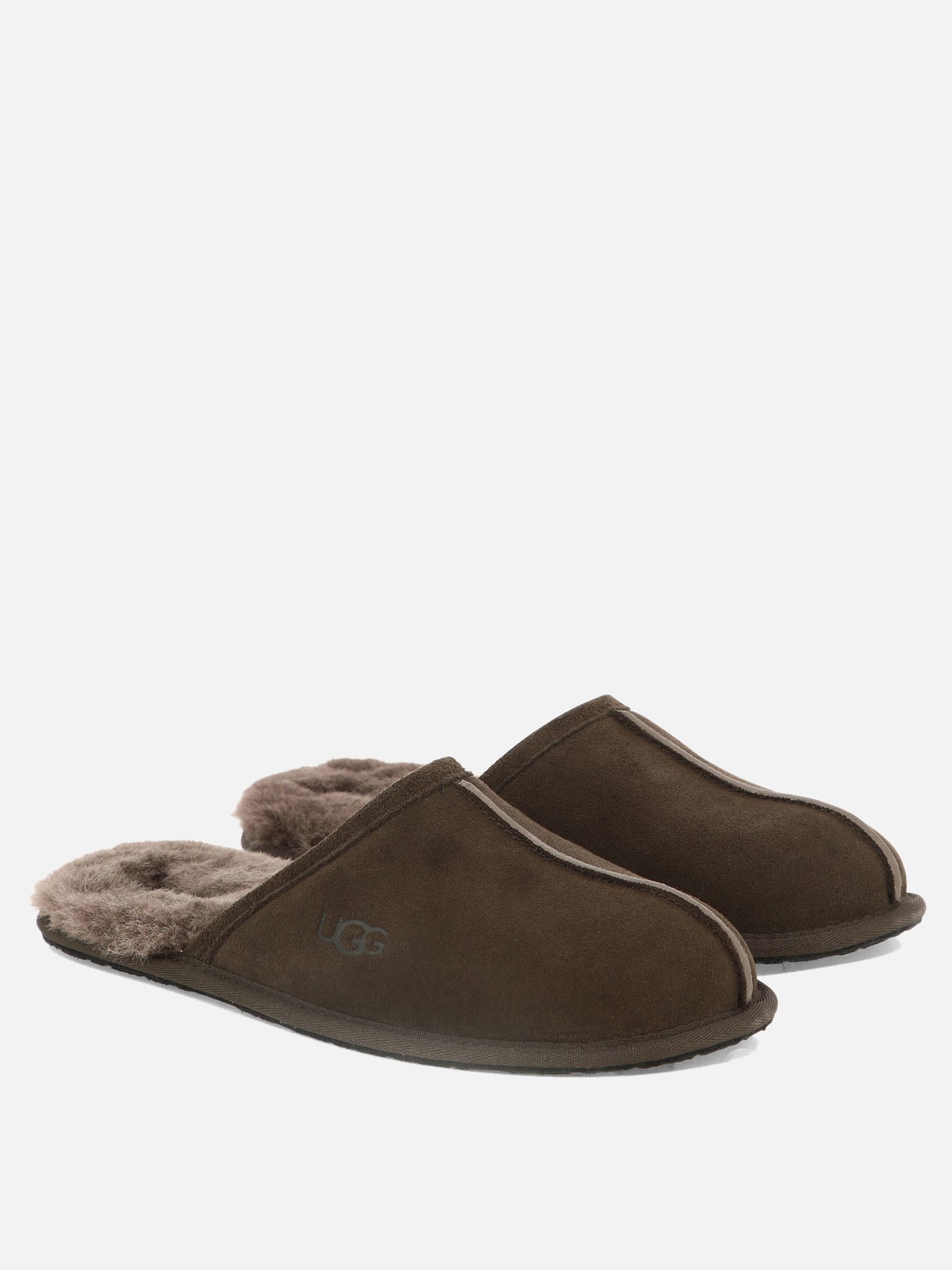 Slippers 100% suede - 100% cork  Brown - Ugg Men | PDP | VIETTI Online Store | Zoom-Modal_2
