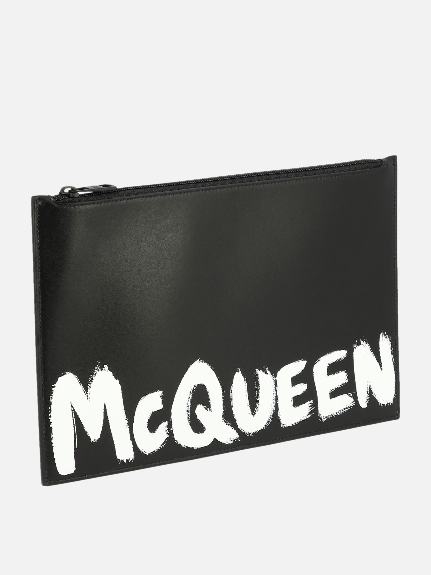 Alexander McQueen "McQueen Graffiti" clutch Black