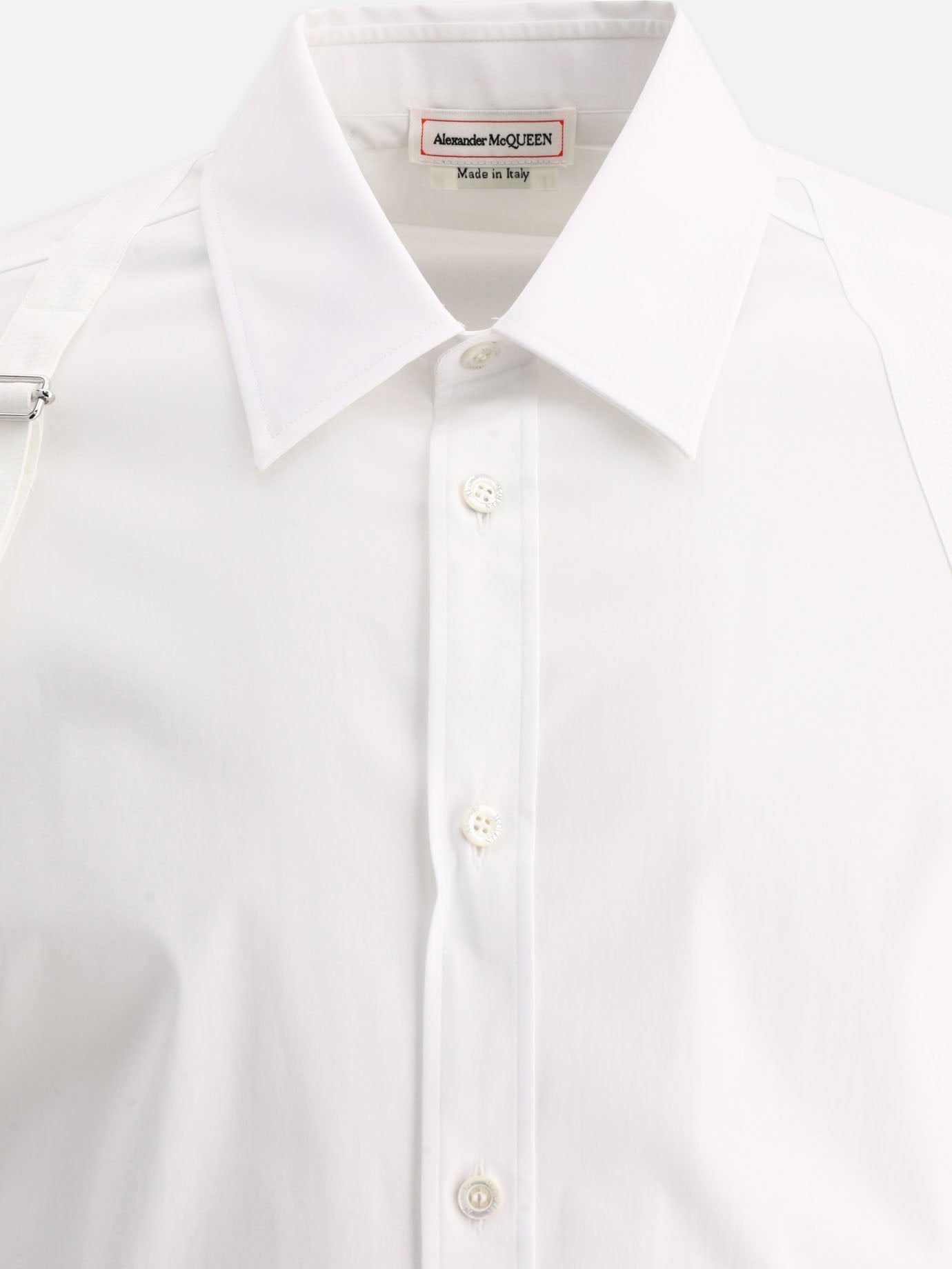 Alexander McQueen "Harness" shirt White