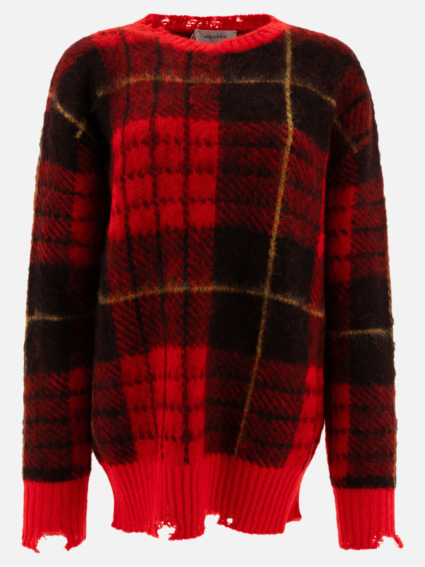 Maglione "Tartan Distressed"