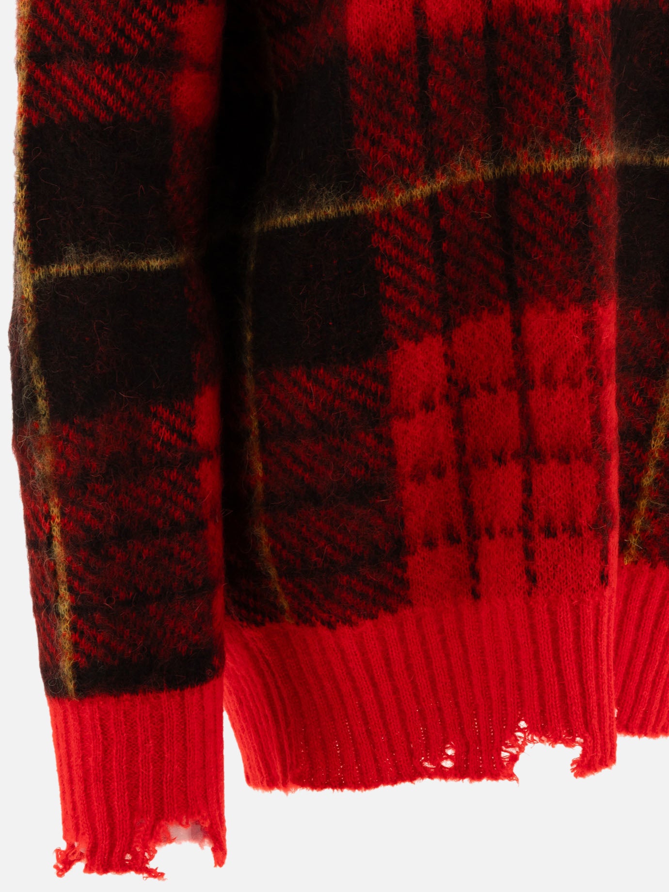 Maglione "Tartan Distressed"