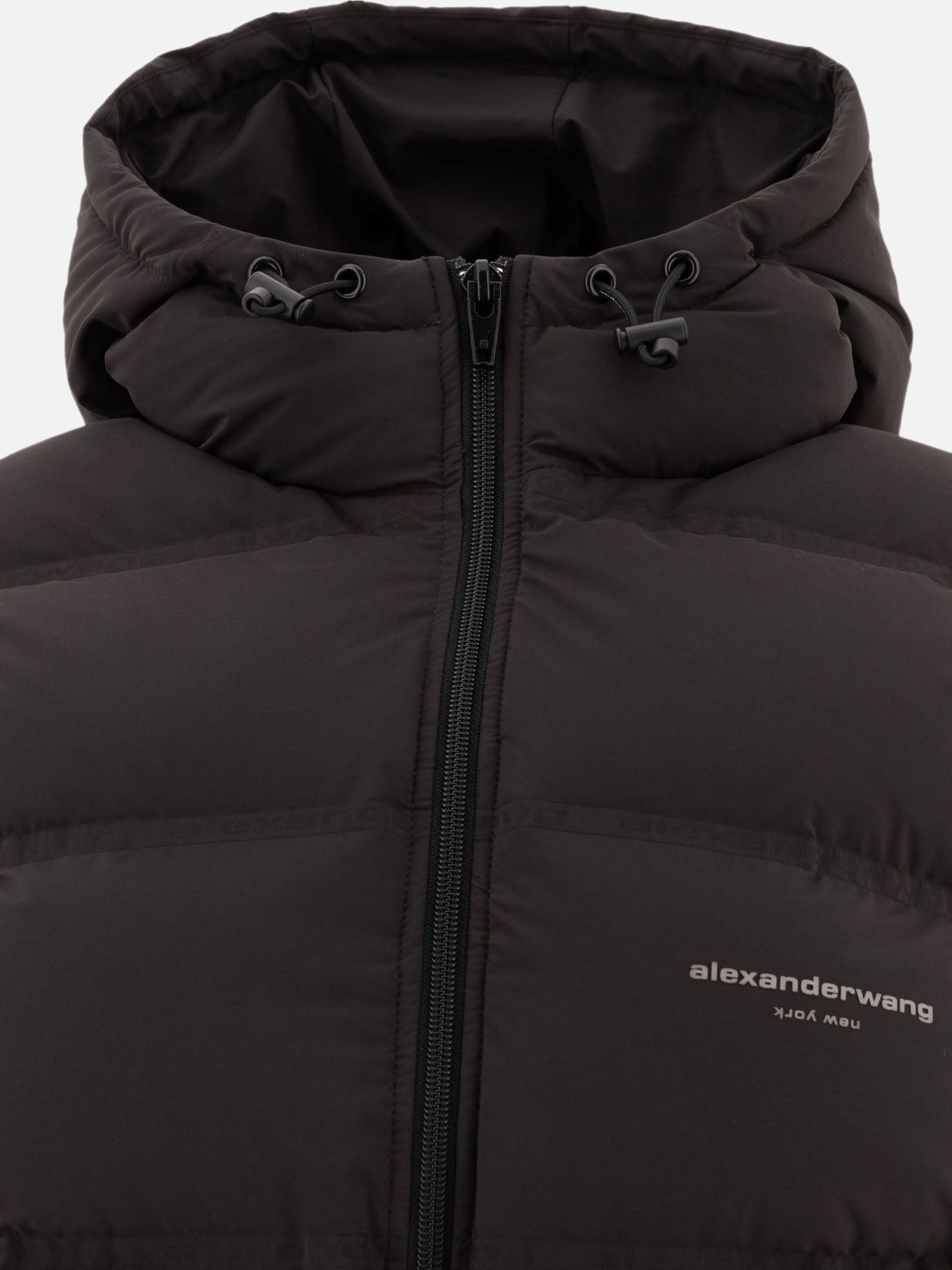 Alexander Wang Down vest with logo Black