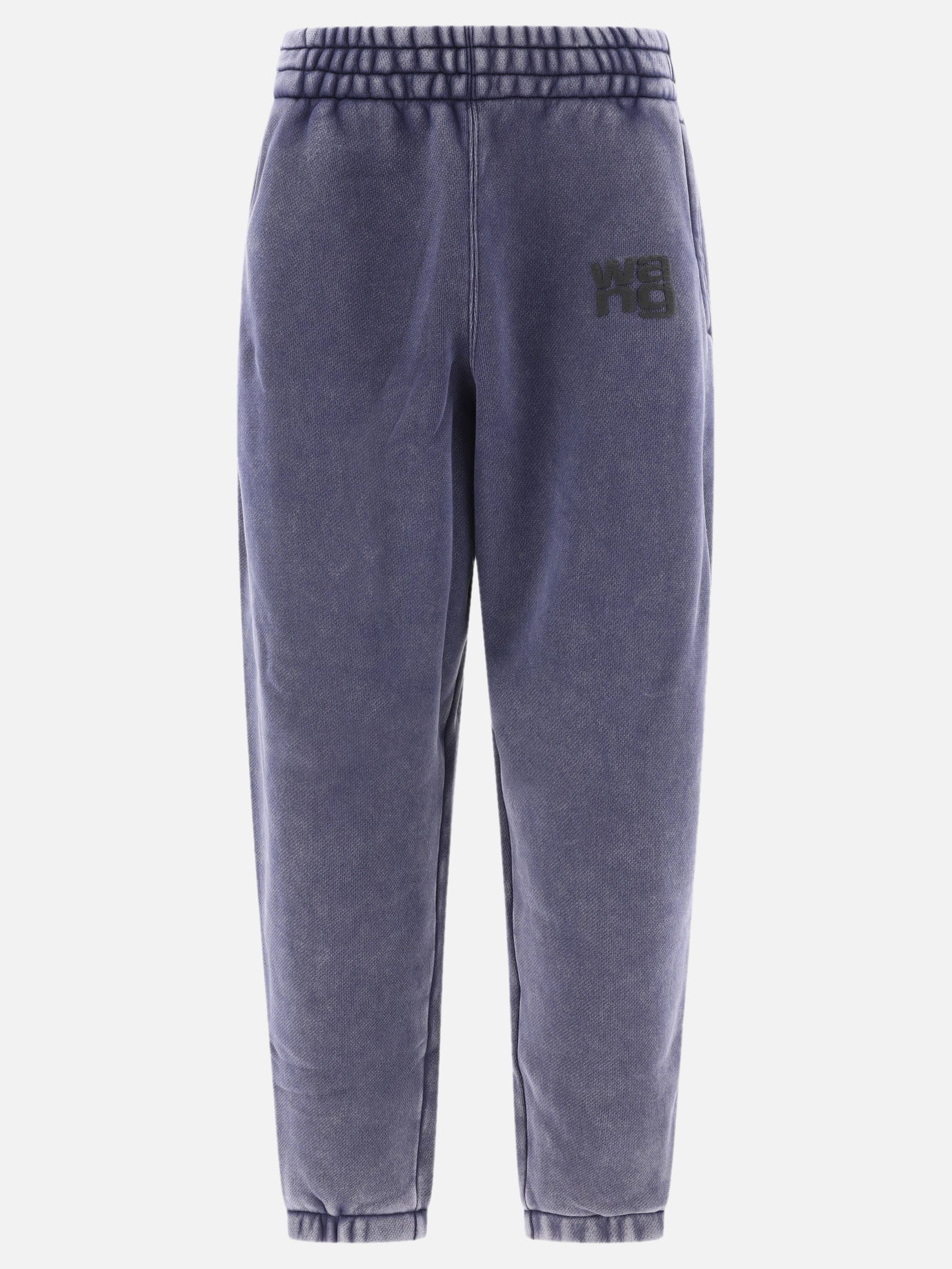 Joggers with rubberised logo