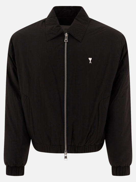 Bomber jackets Solid colour  Black - Ami Paris Men | PLP | VIETTI Online Store 
