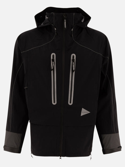 Technical jackets Solid colour  Black - and Wander Men | PLP | VIETTI Online Store 
